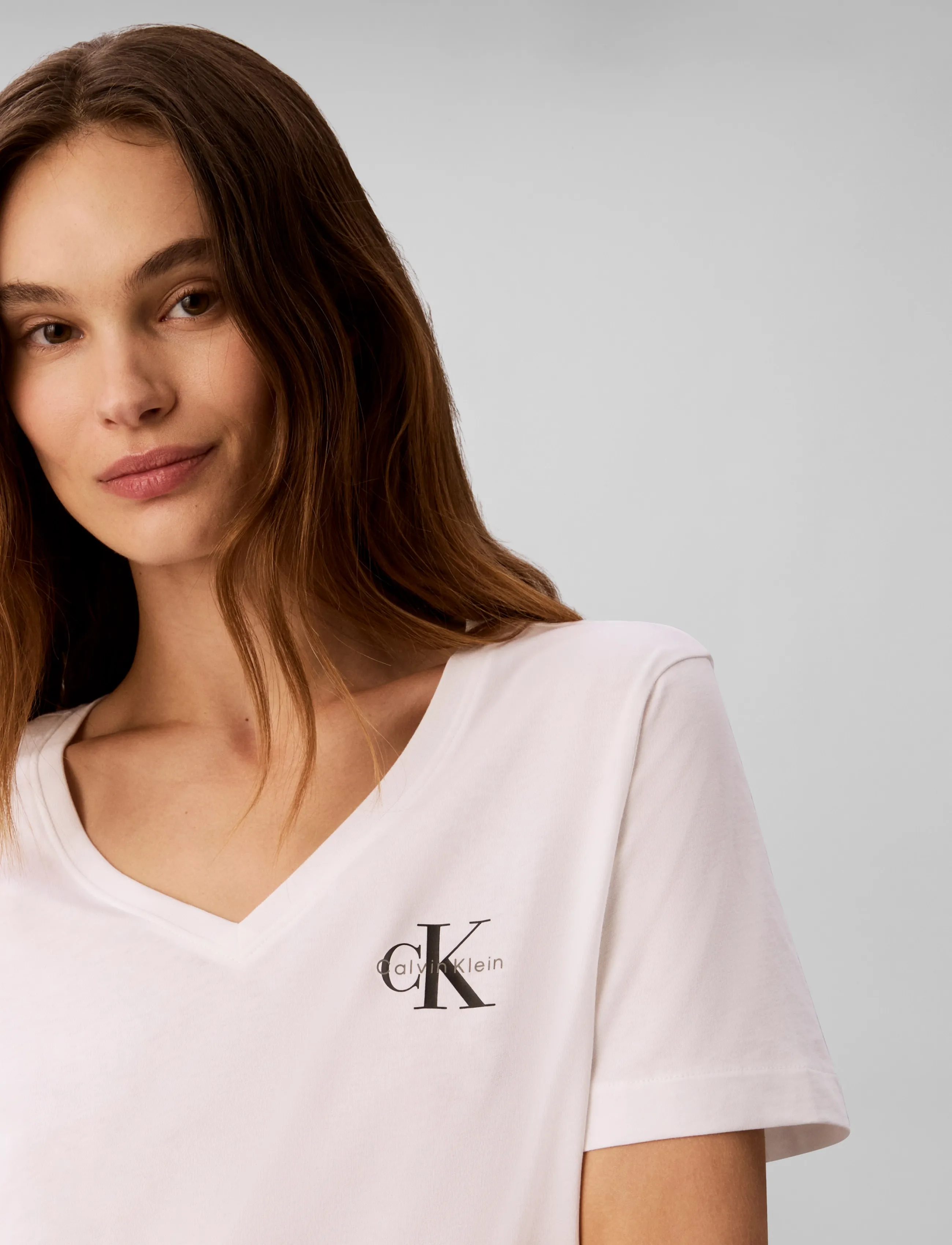 Calvin Klein Jeans - MONOLOGO VNK 2PACK TEE - t-shirts - bright white   dark sapphire - 4