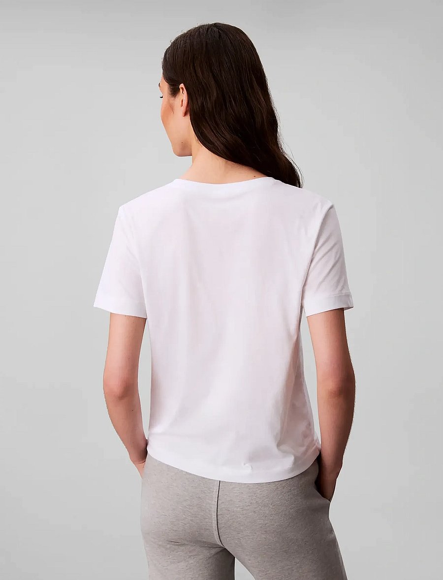 Calvin Klein Jeans - MONOLOGO VNK 2PACK TEE - t-shirts - black bright white - 4