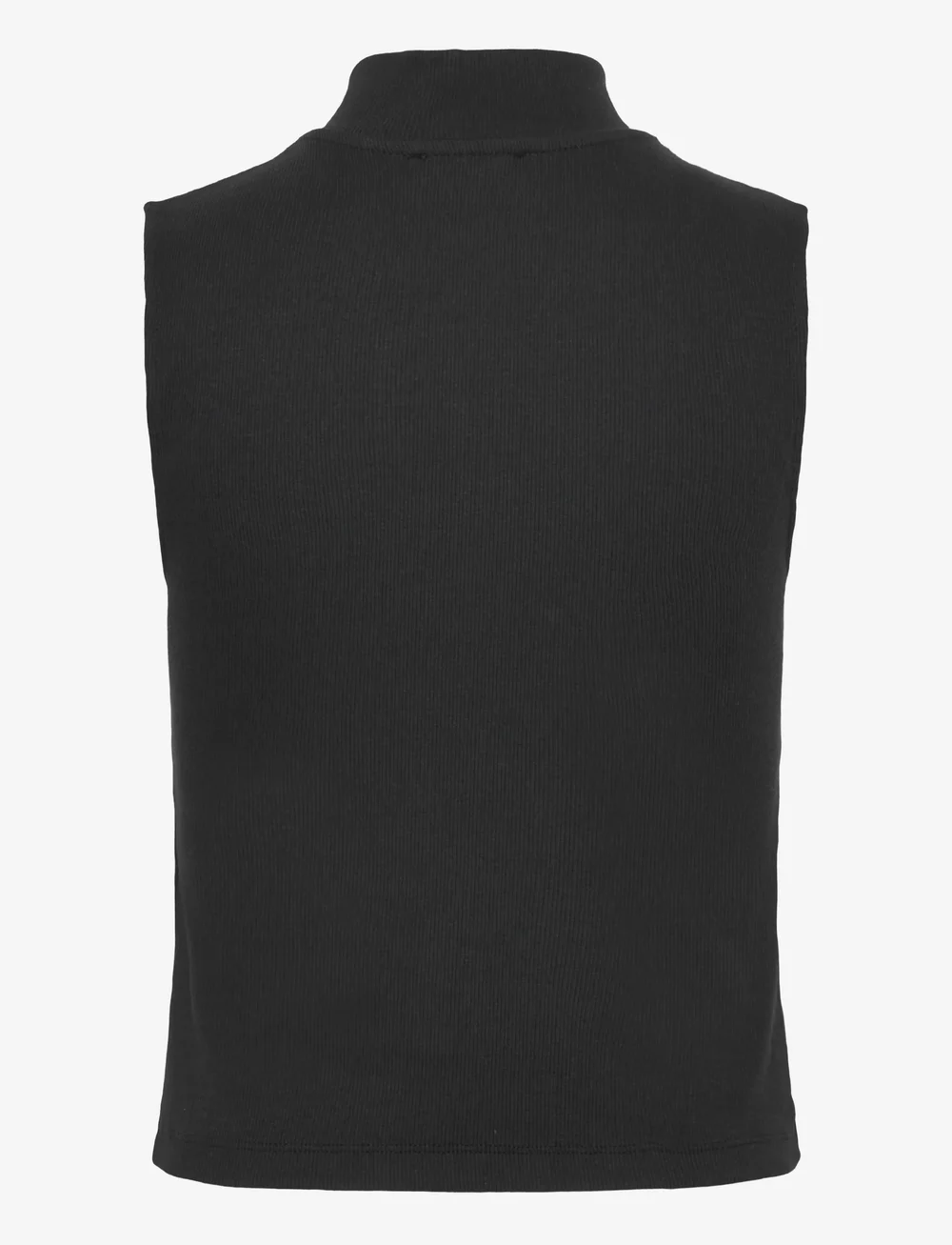 Calvin Klein Jeans - A- WOVEN LABEL SL QZ TOP - Ärmellose tops - black - 2