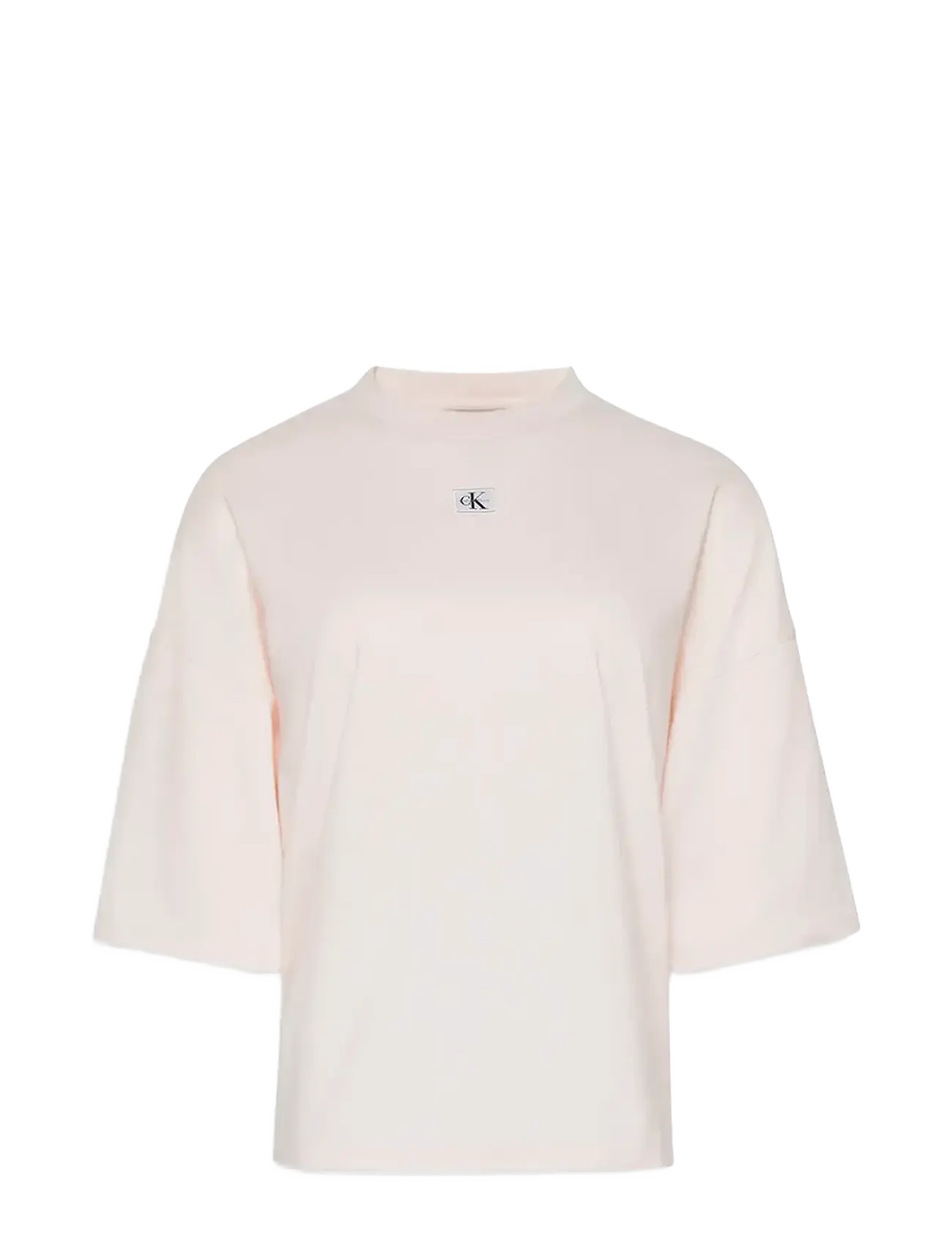 CALVIN KLEIN JEANS Ss Heritage Label Oversized Tee Weiß - XS - Damen