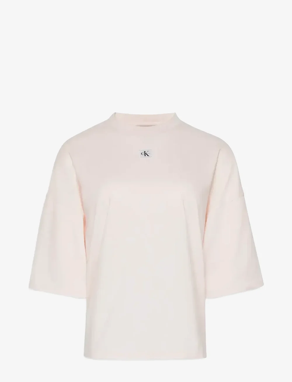 Calvin Klein Jeans - SS WOVEN LABEL OVERSIZED TEE - t-shirts - tender blush - 1