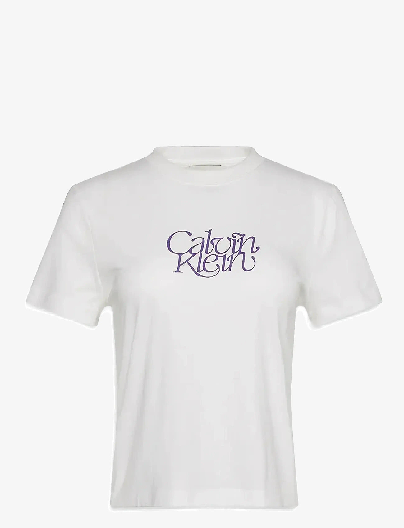 Calvin Klein Jeans - SS FITTED SCRIPT CALVIN KLEIN TE - t-shirts - brilliant white - 1
