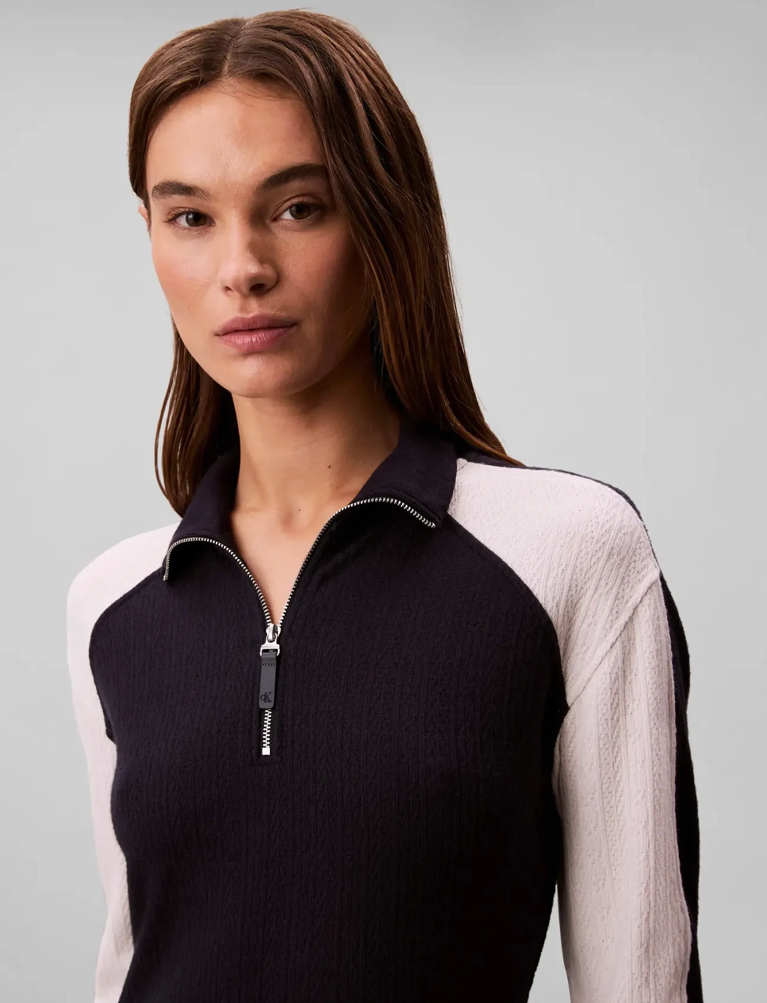 Calvin Klein Jeans - FALL TEXTURE MINI DRESS - trumpos suknelės - dark sapphire - 3