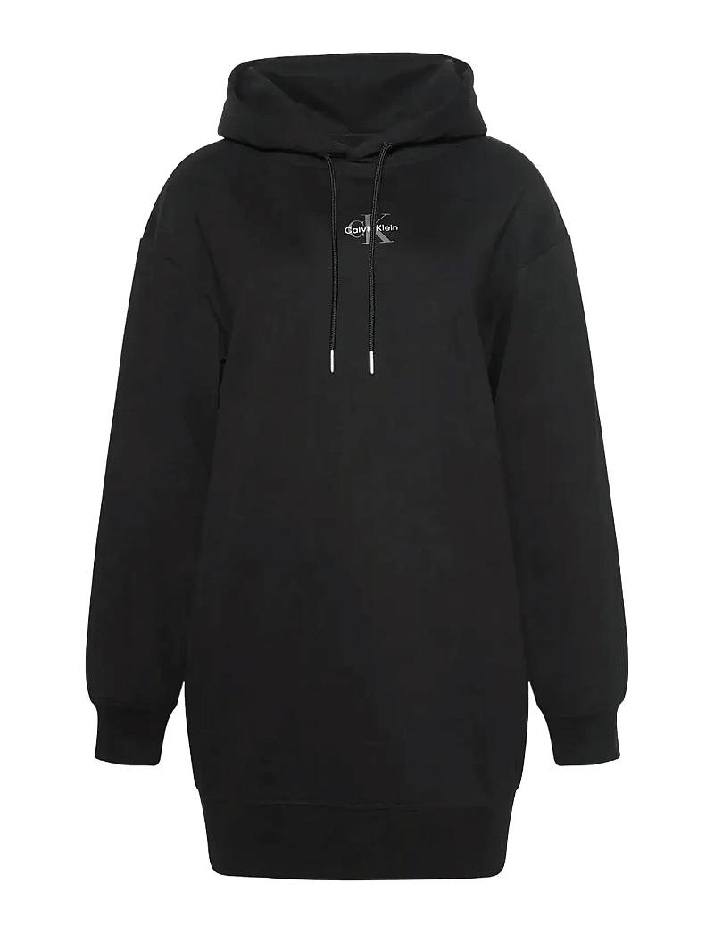 Calvin Klein Jeans - LS MONOLOGO PREMIUM TERRY HOODIE - hoodies - black - 1