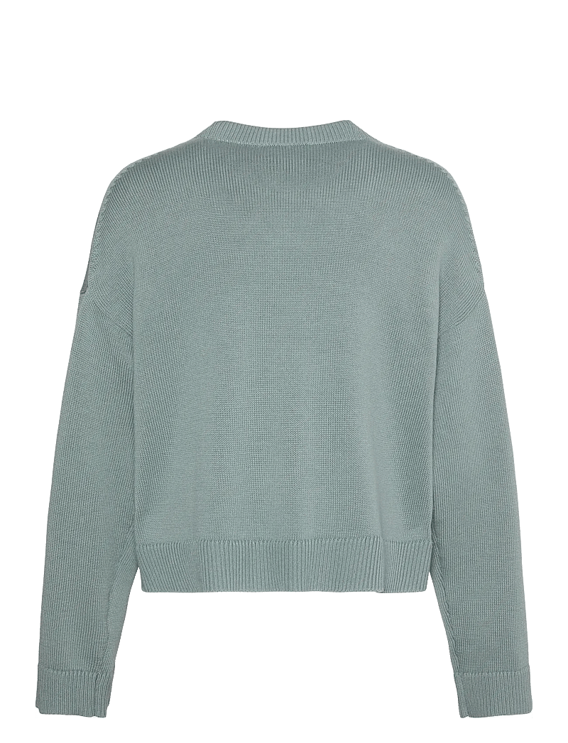 Calvin Klein Jeans - Long Sleeve Crew Neck Sweater - jumpers - autumn green - 1