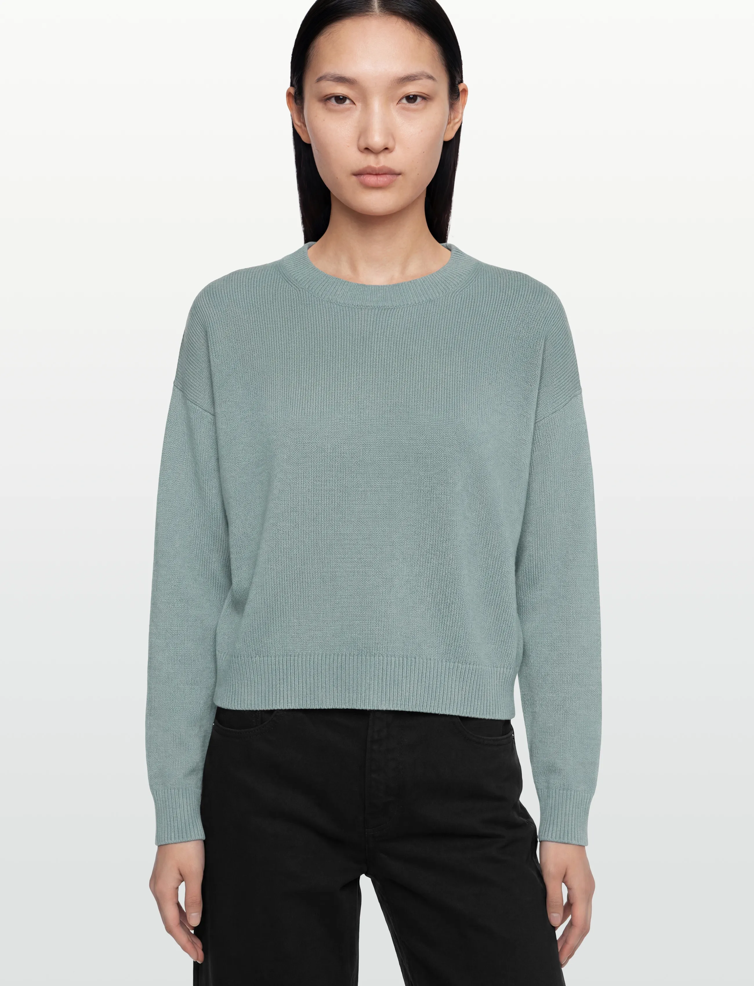 Calvin Klein Jeans - Long Sleeve Crew Neck Sweater - jumpers - autumn green - 3