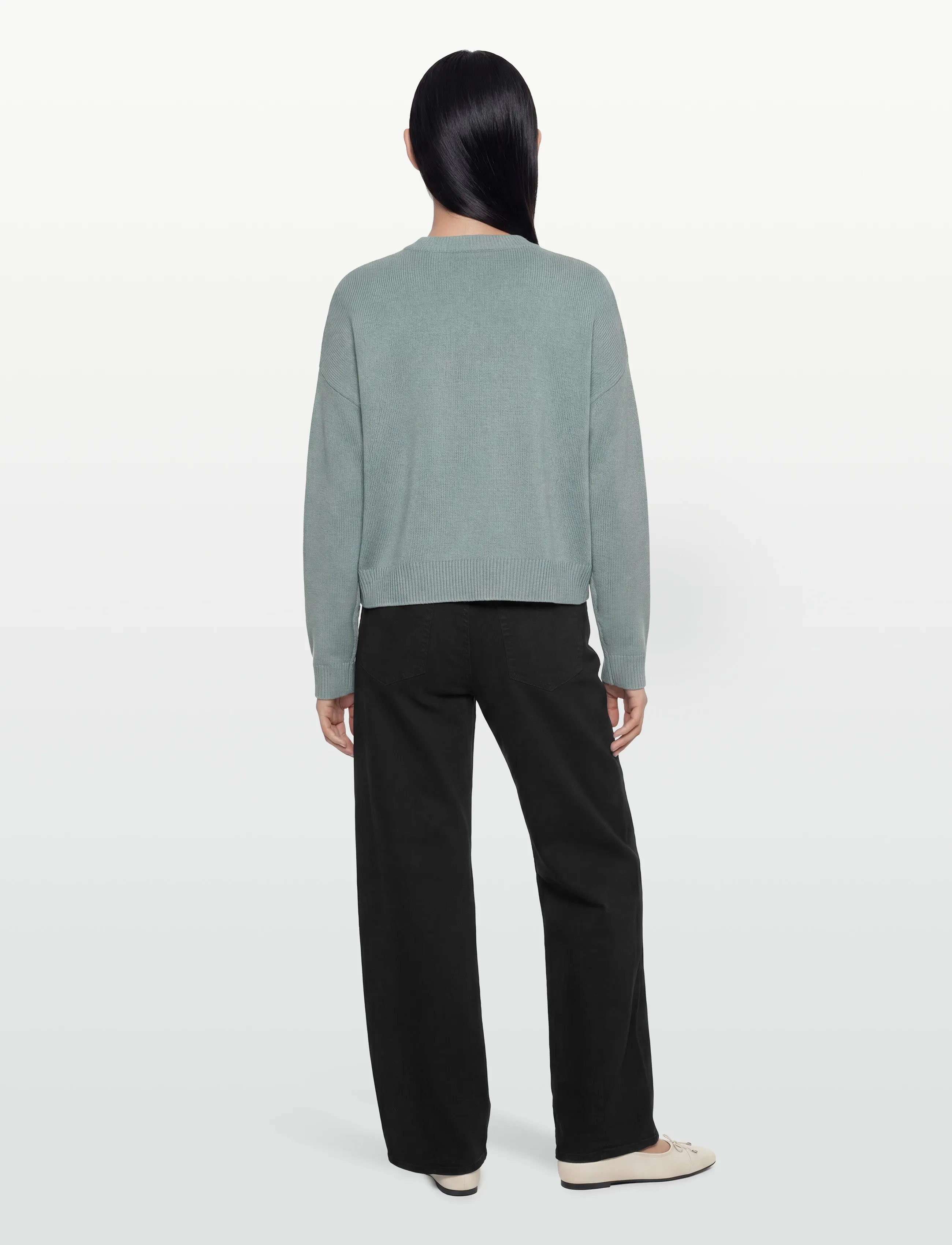 Calvin Klein Jeans - Long Sleeve Crew Neck Sweater - jumpers - autumn green - 4