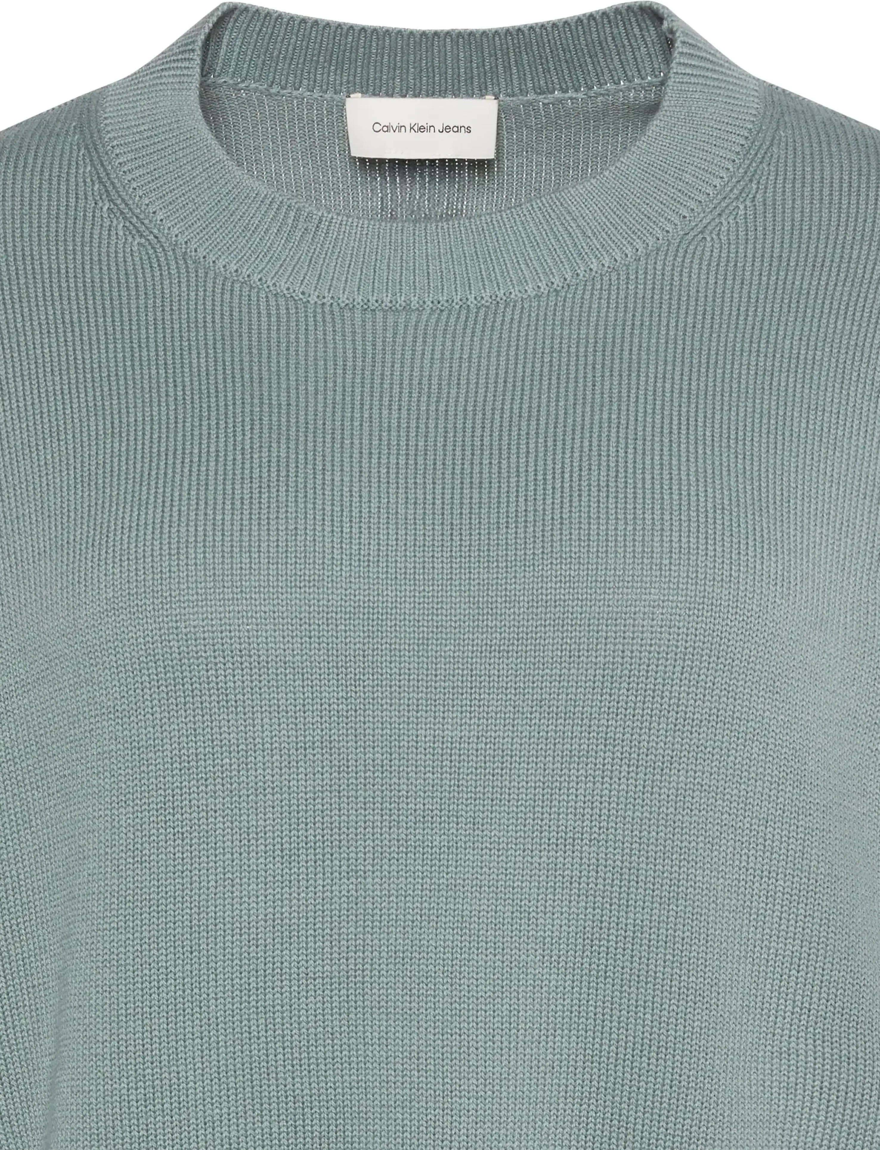 Calvin Klein Jeans - Long Sleeve Crew Neck Sweater - jumpers - autumn green - 5