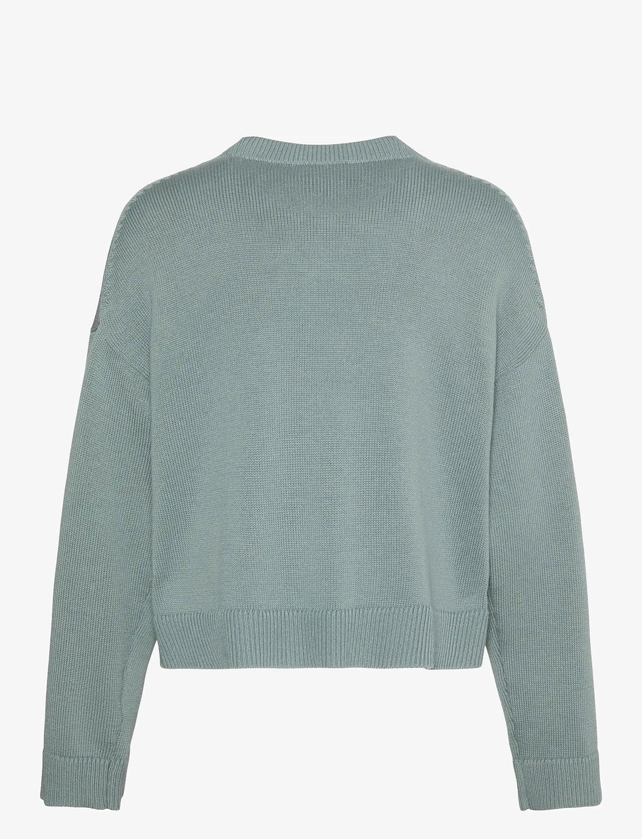 Calvin Klein Jeans - Long Sleeve Crew Neck Sweater - striktrøjer - autumn green - 1