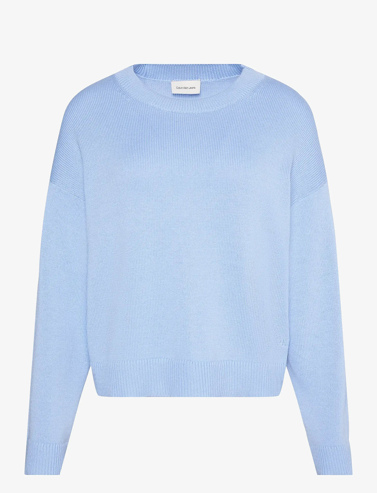 Calvin Klein Jeans - Long Sleeve Crew Neck Sweater - sviitrid - hydrangea - 0