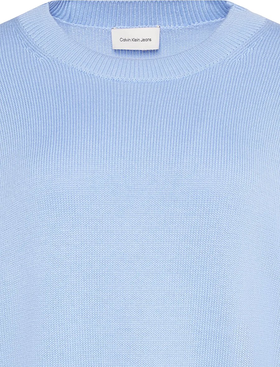Calvin Klein Jeans - Long Sleeve Crew Neck Sweater - striktrøjer - hydrangea - 5