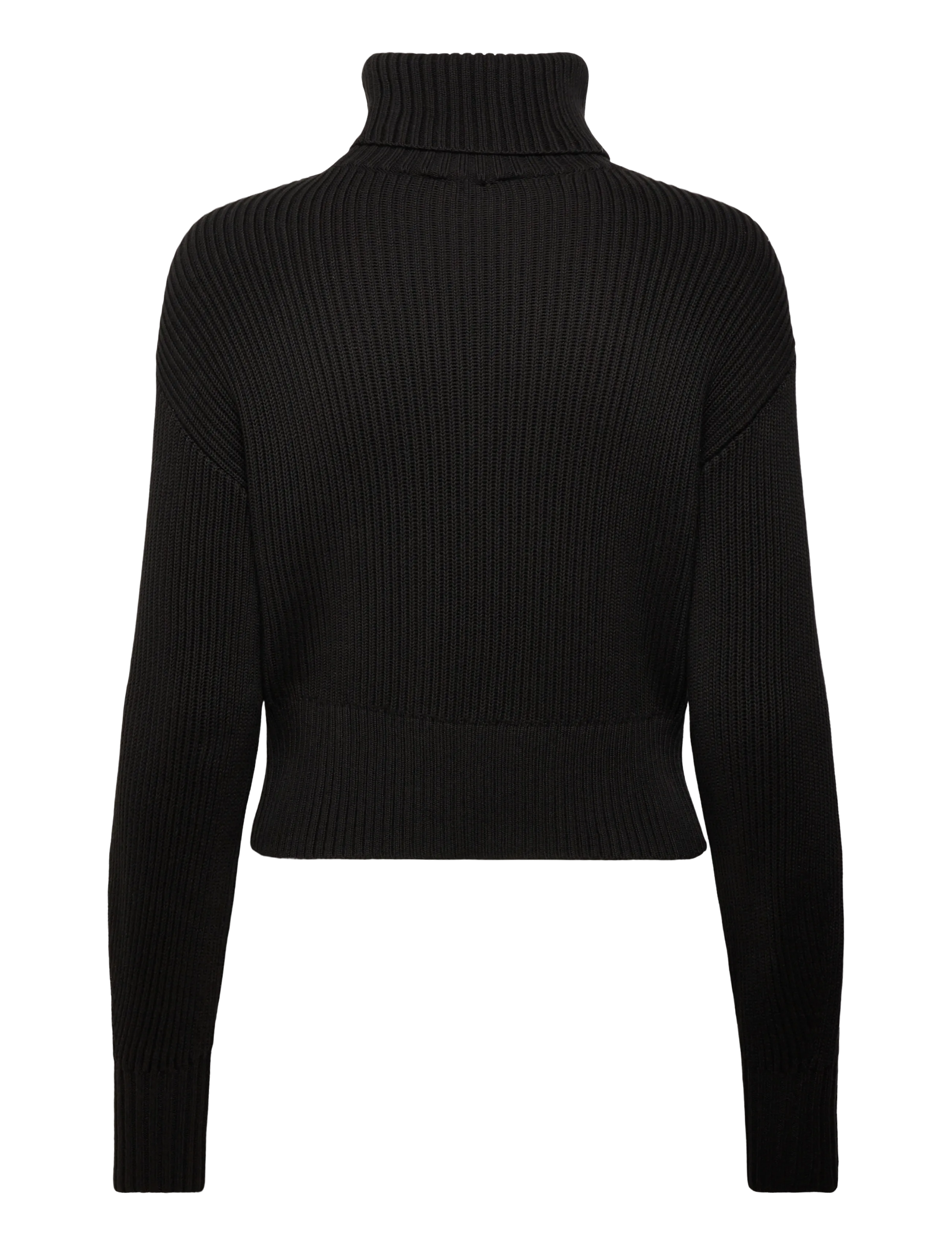 Calvin Klein Jeans - BLOWN UP CK LOOSE SWEATER CONTRA - rúllukragar - black - 2