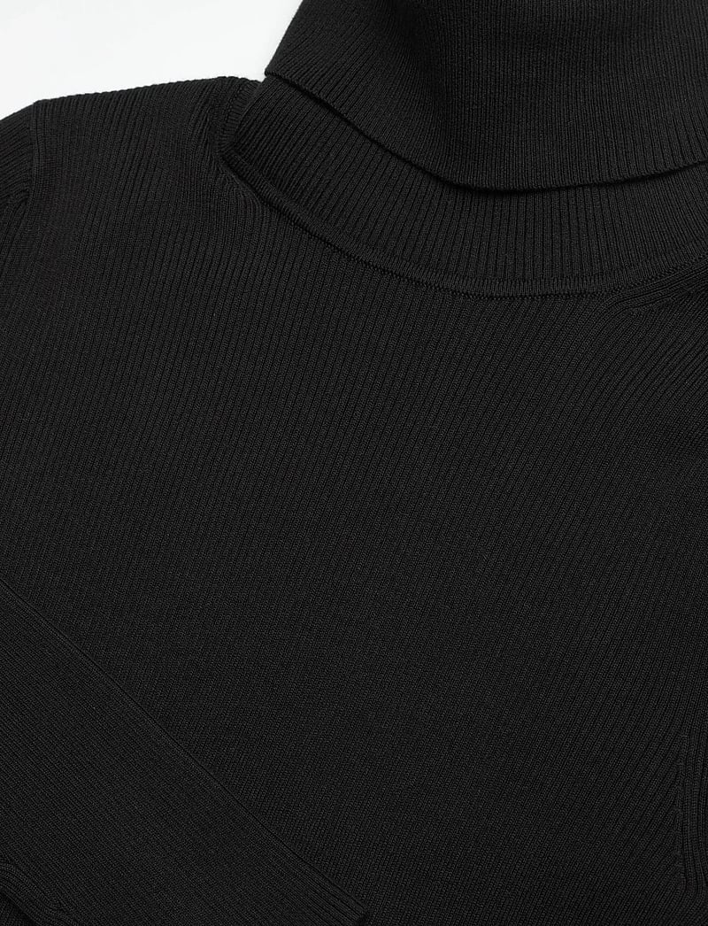 Calvin Klein Jeans - WOVEN LABEL ROLL NECK - rollkragenpullover - black - 2