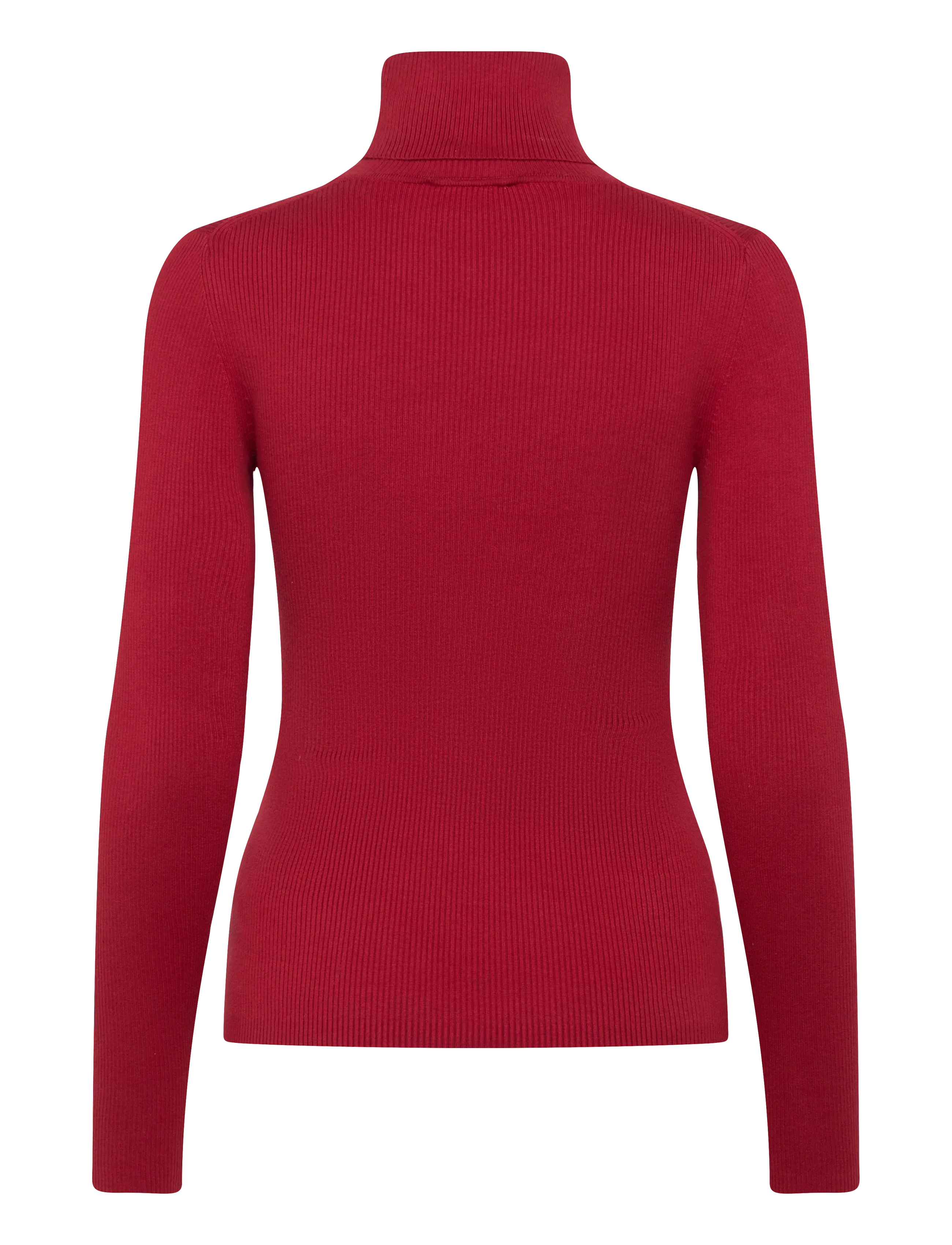 Calvin Klein Jeans - WOVEN LABEL ROLL NECK - turtlenecks - winery - 1