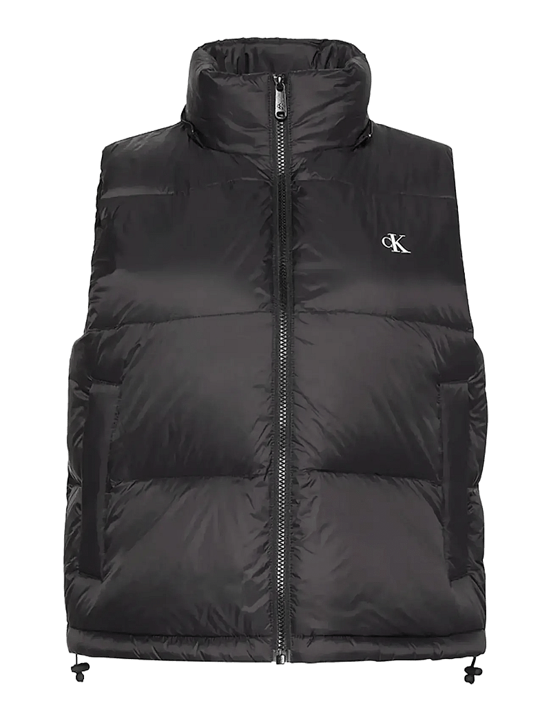Calvin Klein Jeans - ESSENTIAL MIDWEIGHT PUFFER VEST - sügisjakid - black - 1