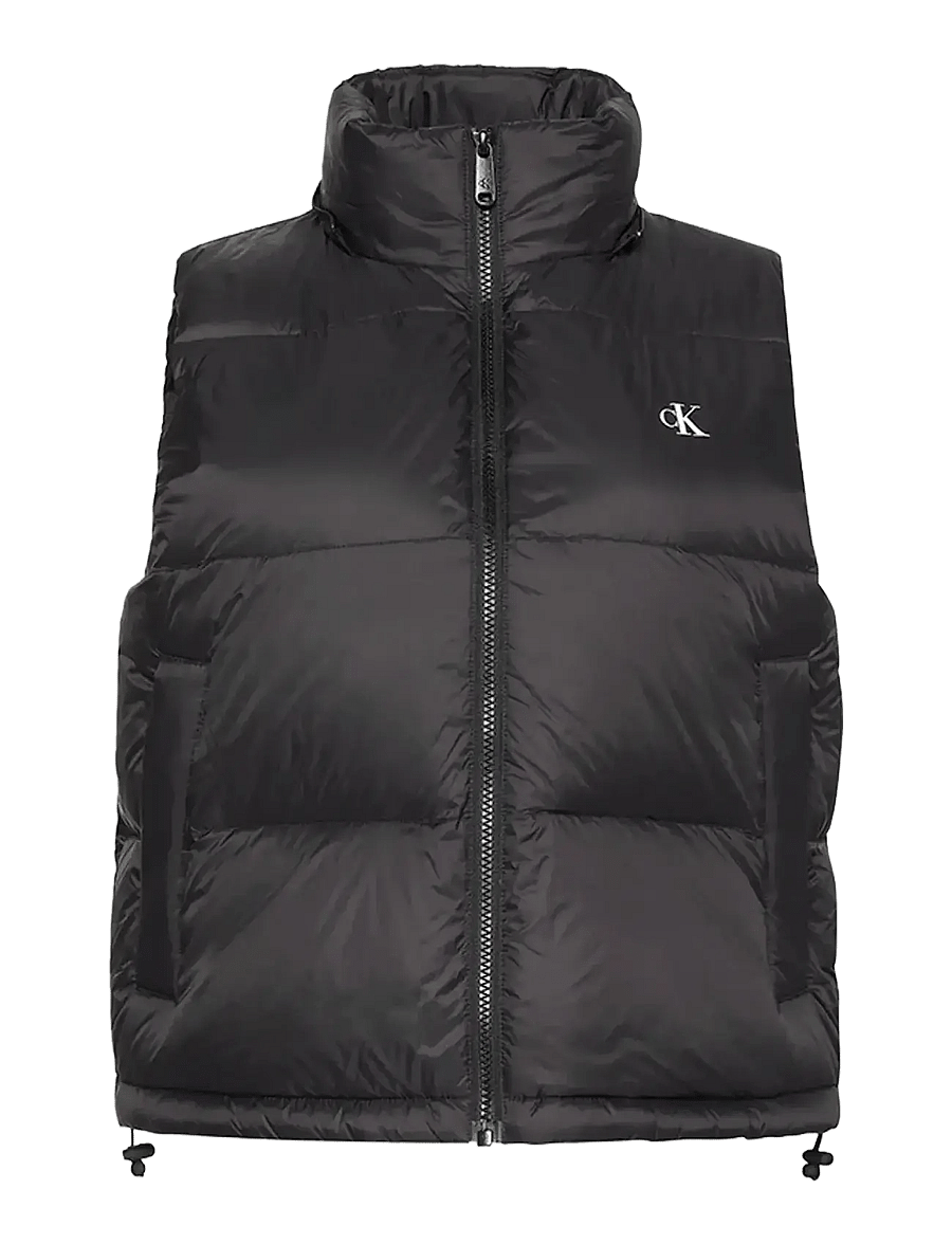 Calvin Klein Jeans - ESSENTIAL MIDWEIGHT PUFFER VEST - frühlingsjacken - black - 1