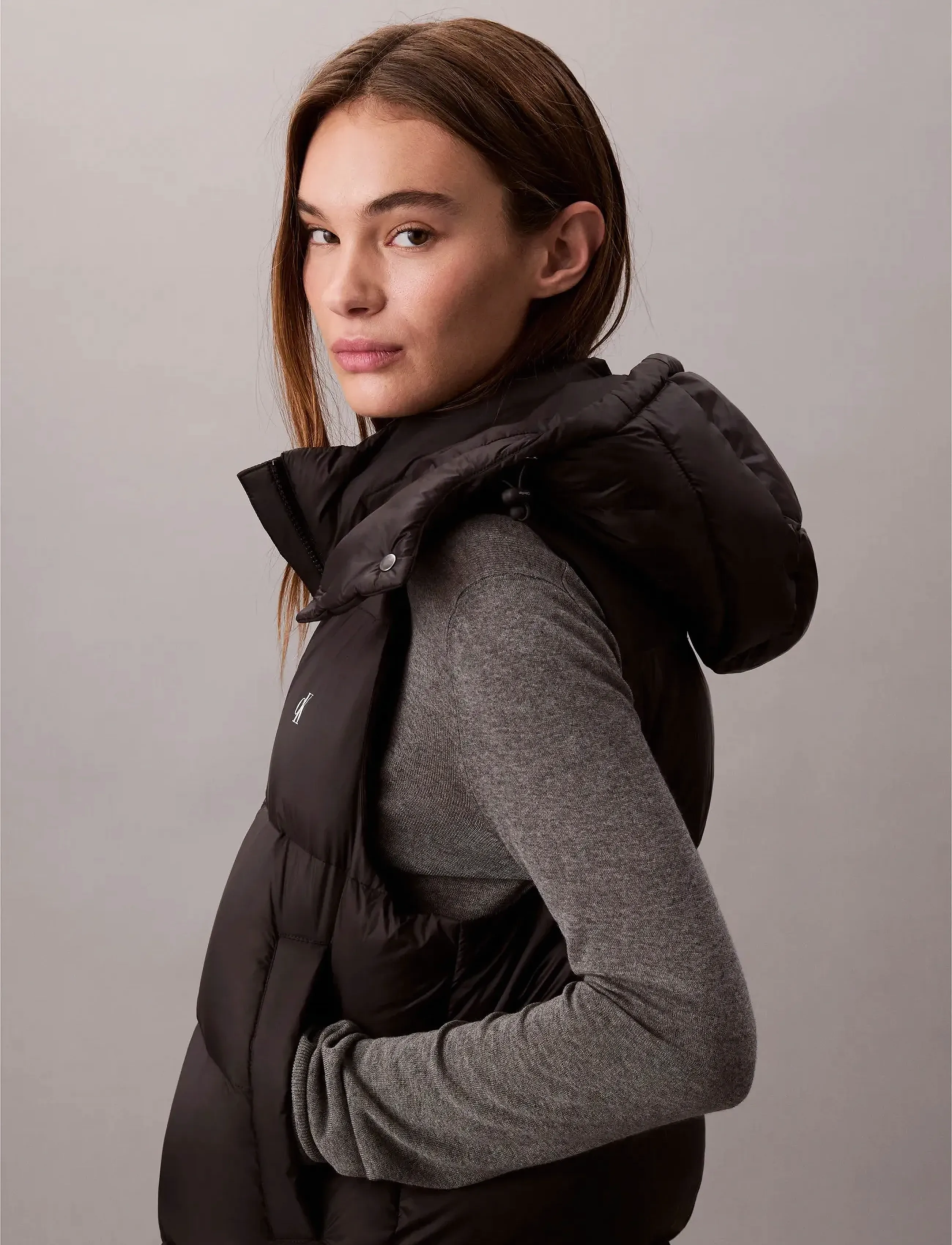 Calvin Klein Jeans - ESSENTIAL MIDWEIGHT PUFFER VEST - frühlingsjacken - black - 2