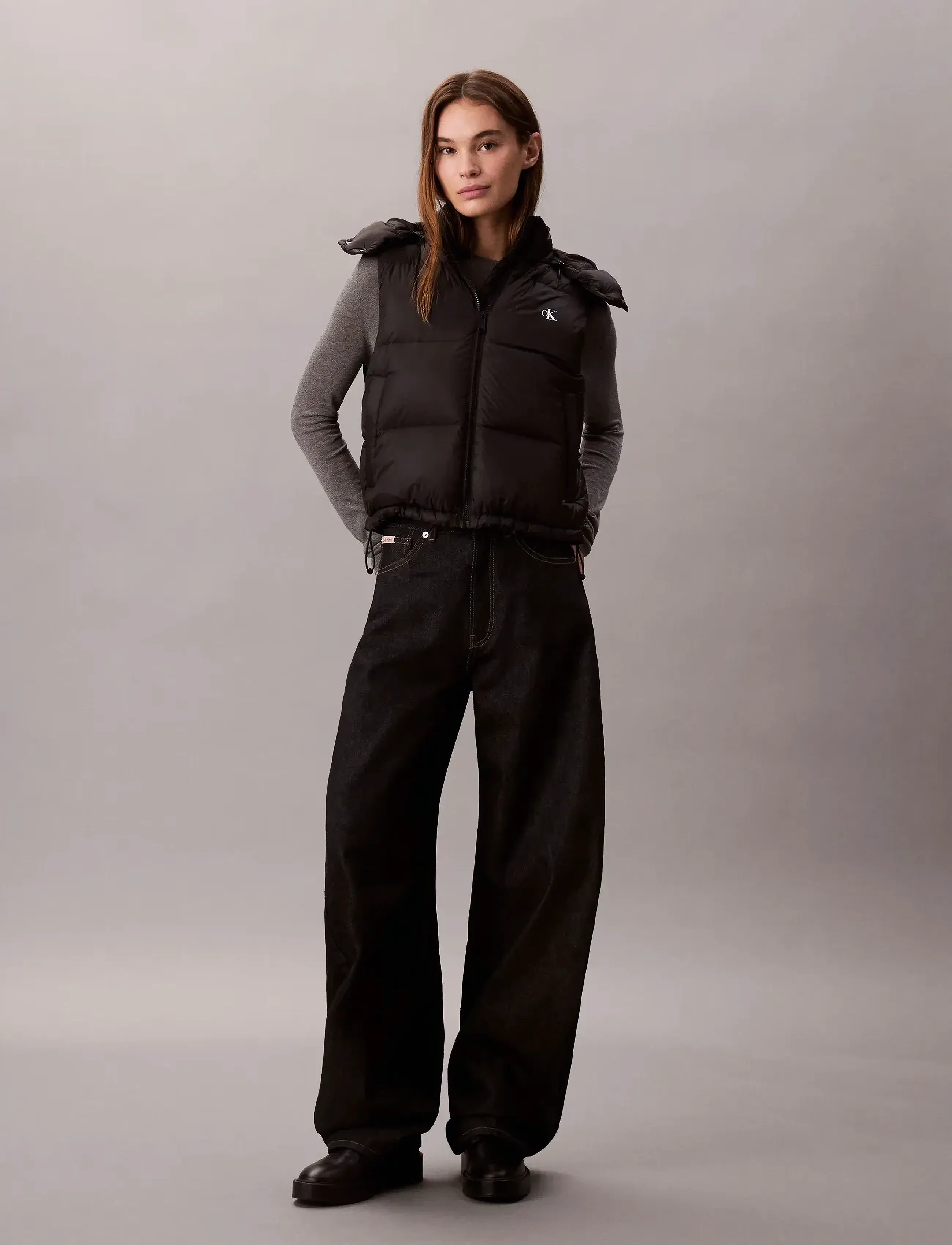 Calvin Klein Jeans - ESSENTIAL MIDWEIGHT PUFFER VEST - frühlingsjacken - black - 3