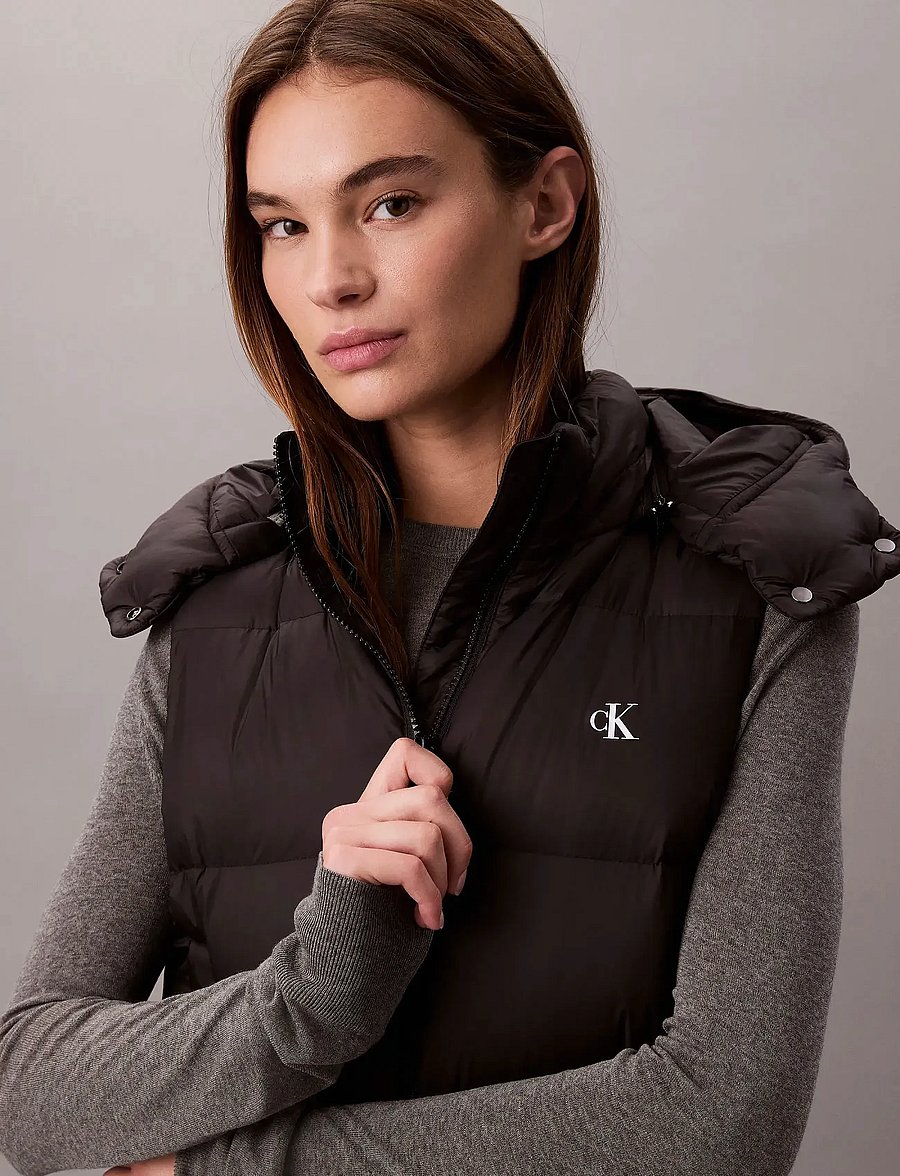 Calvin Klein Jeans - ESSENTIAL MIDWEIGHT PUFFER VEST - frühlingsjacken - black - 4