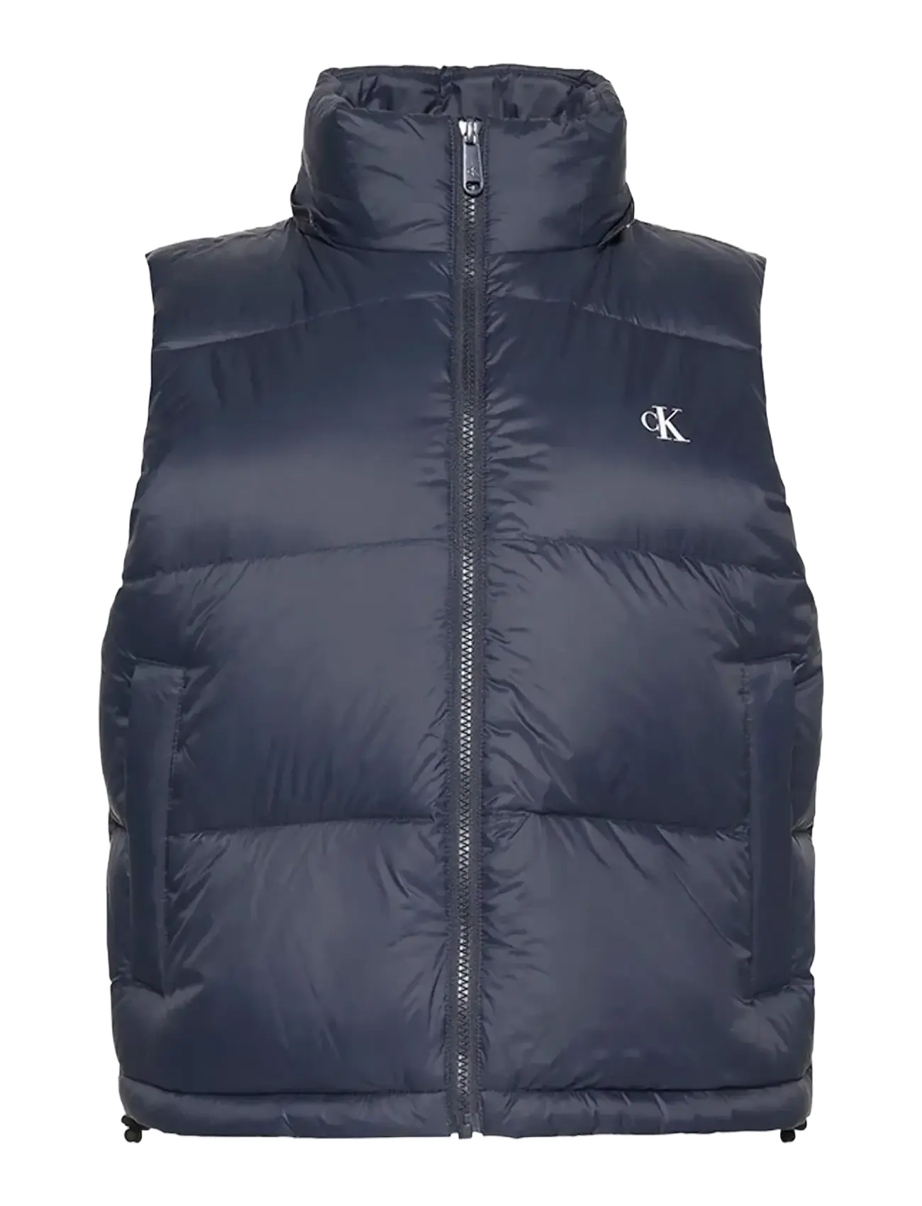 Calvin Klein Jeans ESSENTIAL MIDWEIGHT PUFFER VEST - Tøj - INKWELL / navy