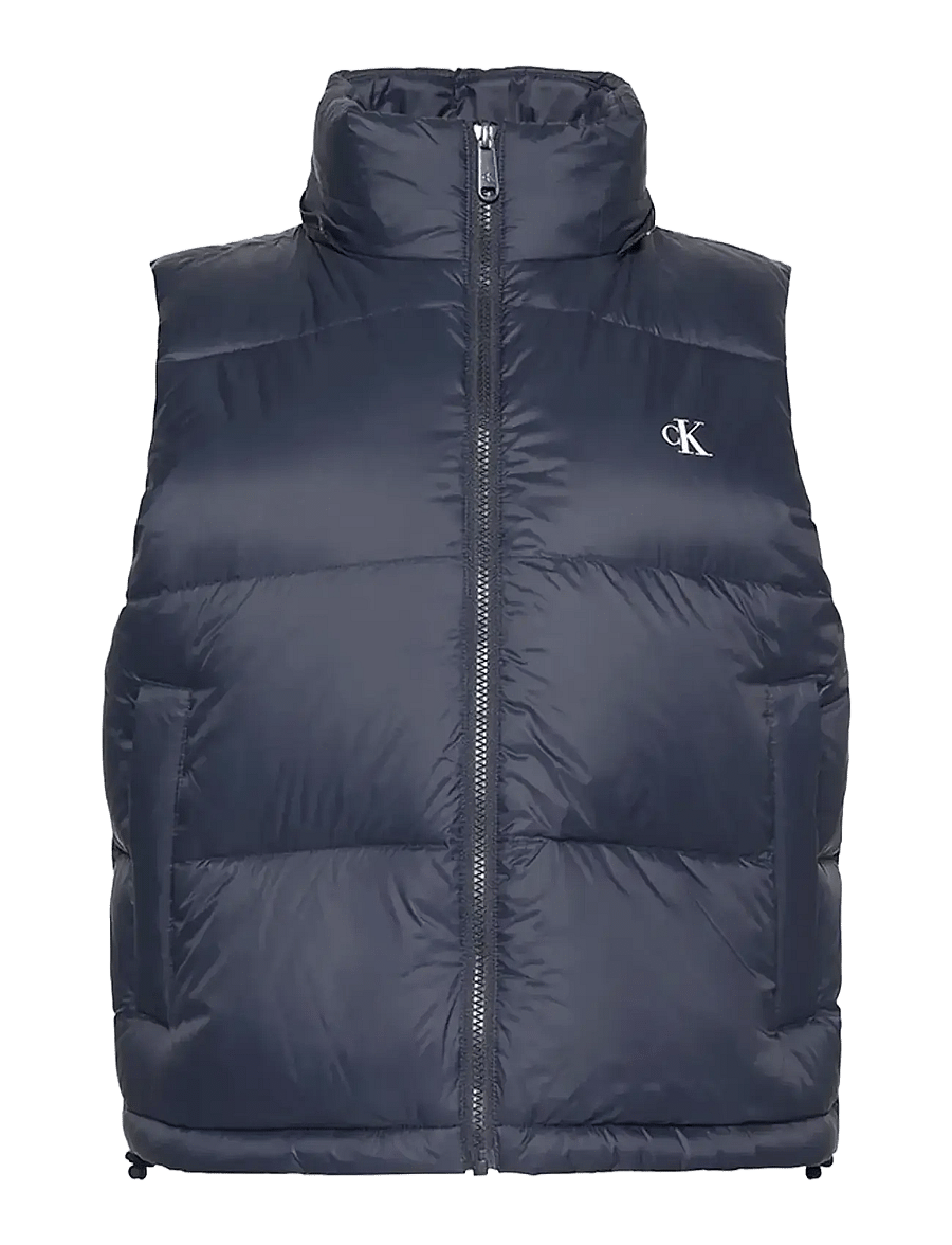 Calvin Klein Jeans - ESSENTIAL MIDWEIGHT PUFFER VEST - frühlingsjacken - inkwell - 1
