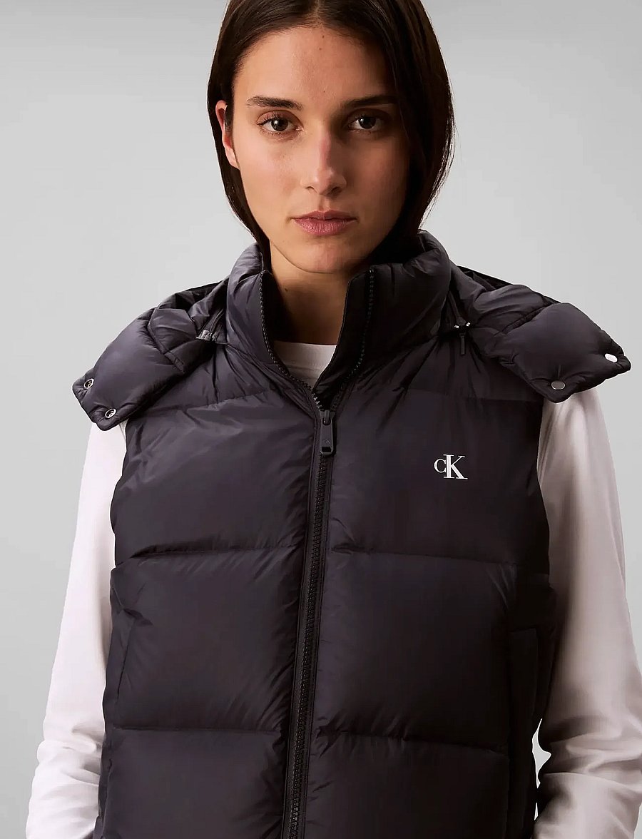 Calvin Klein Jeans - ESSENTIAL MIDWEIGHT PUFFER VEST - frühlingsjacken - inkwell - 2