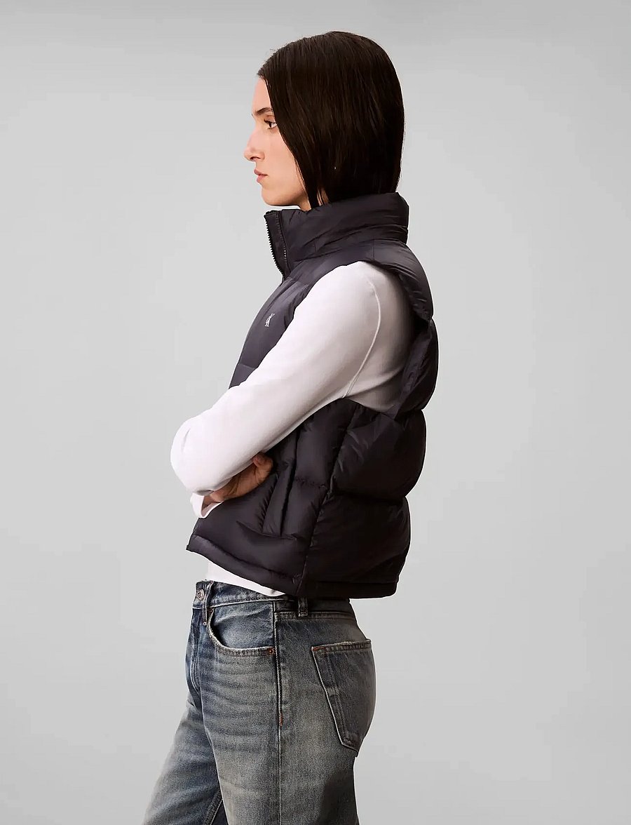 Calvin Klein Jeans - ESSENTIAL MIDWEIGHT PUFFER VEST - frühlingsjacken - inkwell - 4