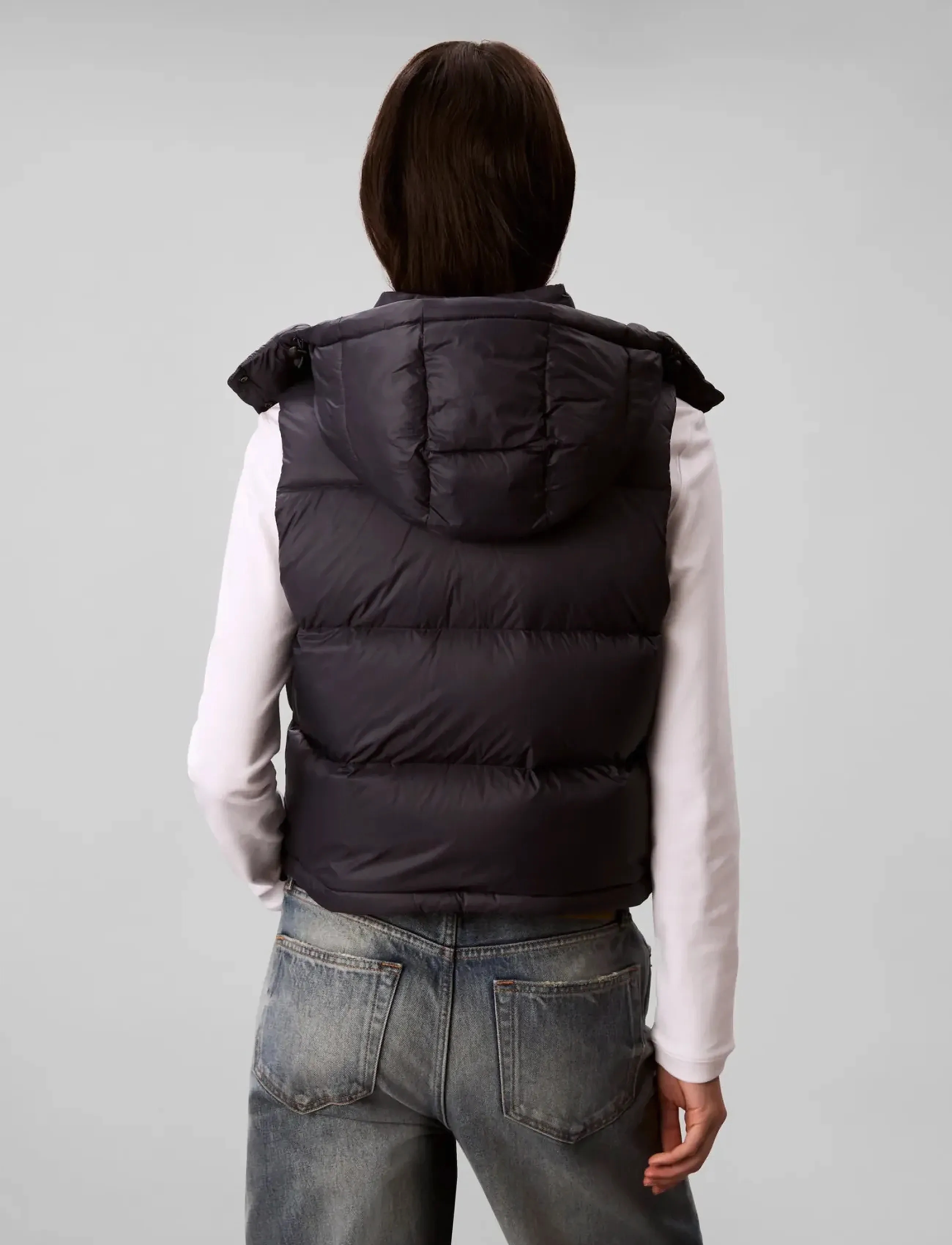 Calvin Klein Jeans - ESSENTIAL MIDWEIGHT PUFFER VEST - vårjakker - inkwell - 5