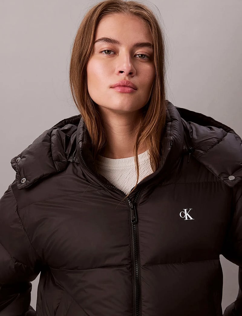 Calvin Klein Jeans - ESSENTIAL MIDWEIGHT PUFFER JACKE - dunjakker - black - 2