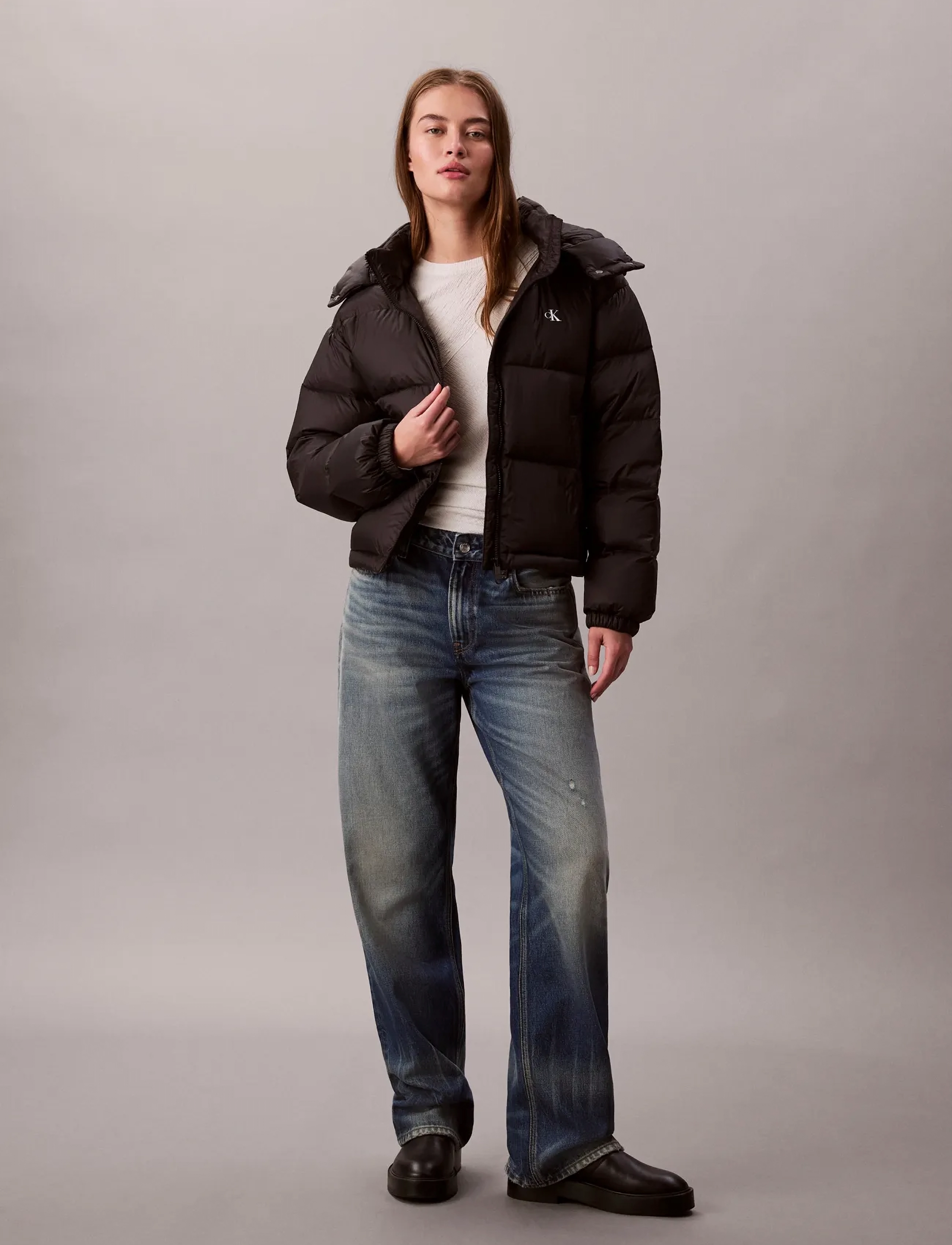 Calvin Klein Jeans - ESSENTIAL MIDWEIGHT PUFFER JACKE - winterjassen - black - 3