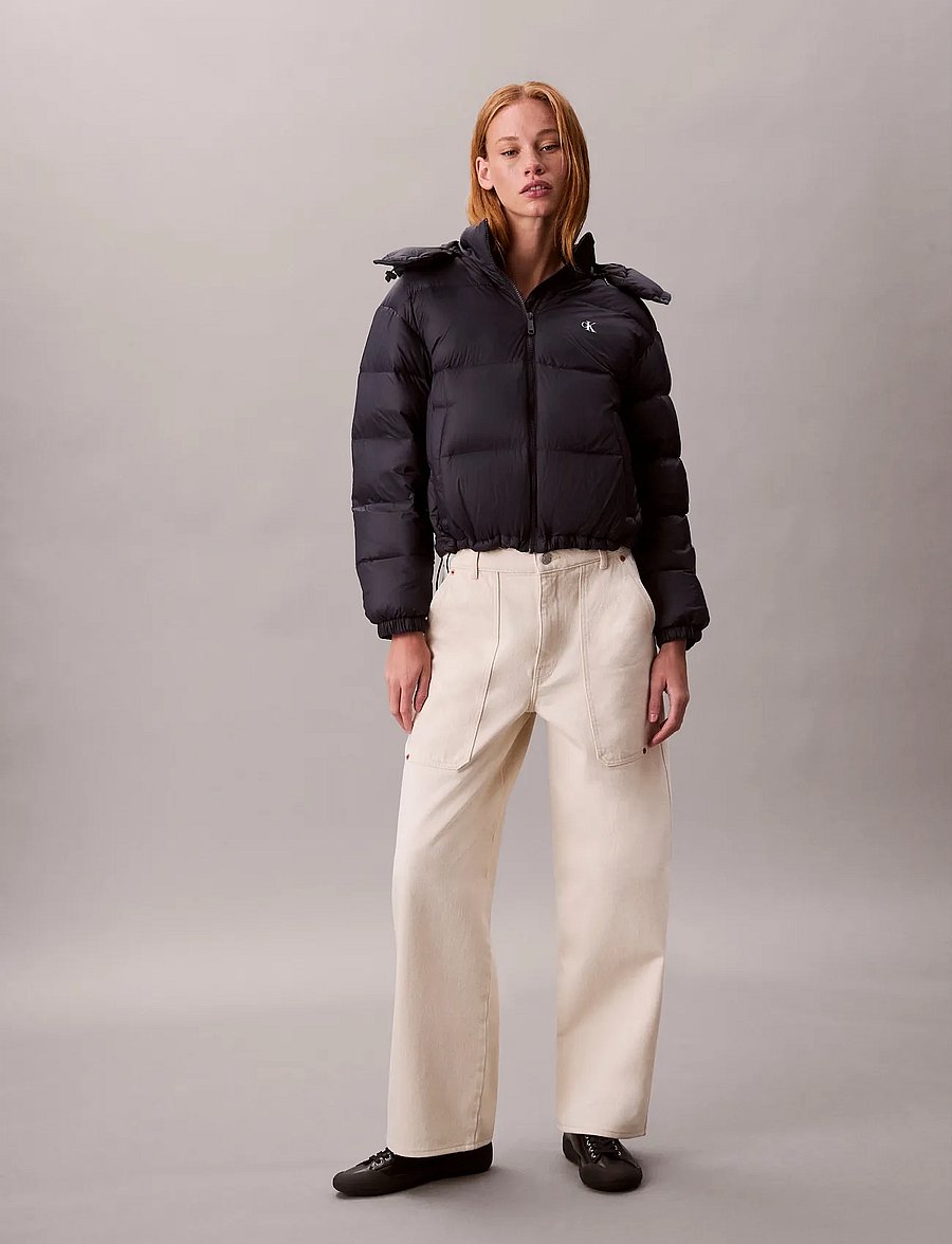 Calvin Klein Jeans - ESSENTIAL MIDWEIGHT PUFFER JACKE - winterjacken - inkwell - 0