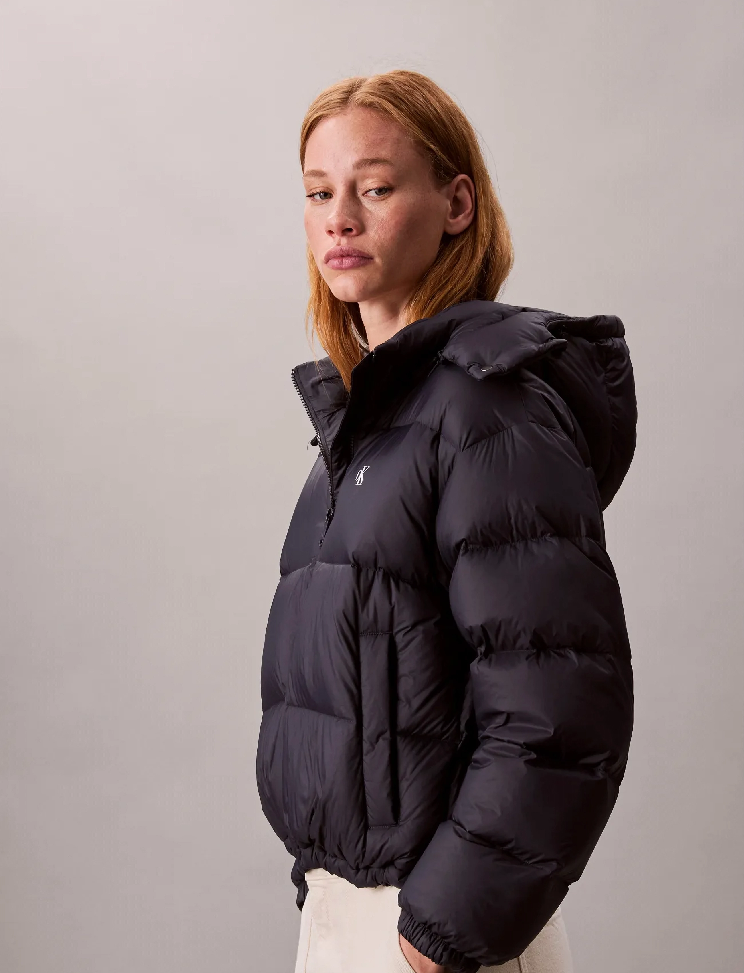 Calvin Klein Jeans - ESSENTIAL MIDWEIGHT PUFFER JACKE - vinterjakker - inkwell - 5
