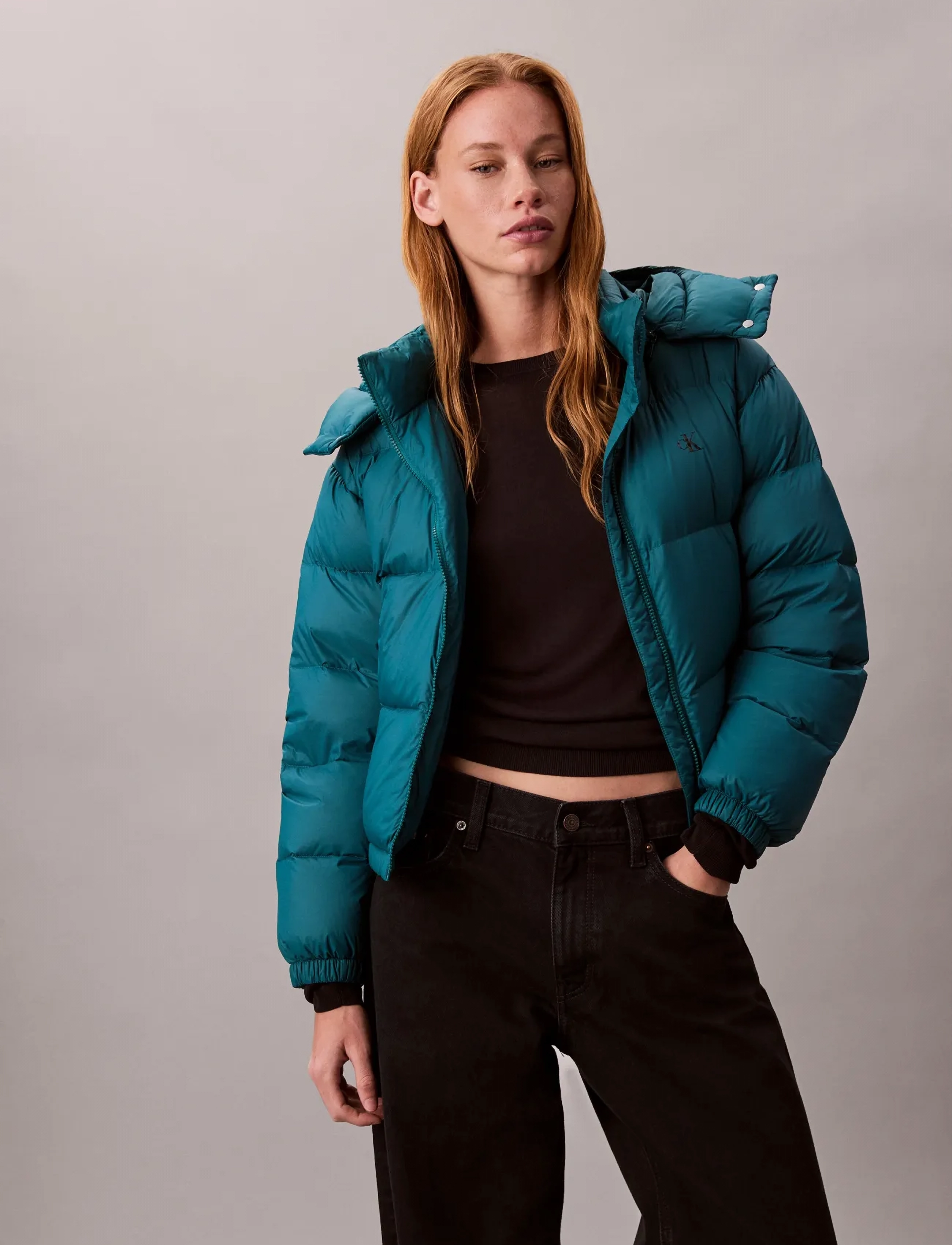 Calvin Klein Jeans - ESSENTIAL MIDWEIGHT PUFFER JACKE - vinterjackor - maya blue - 3