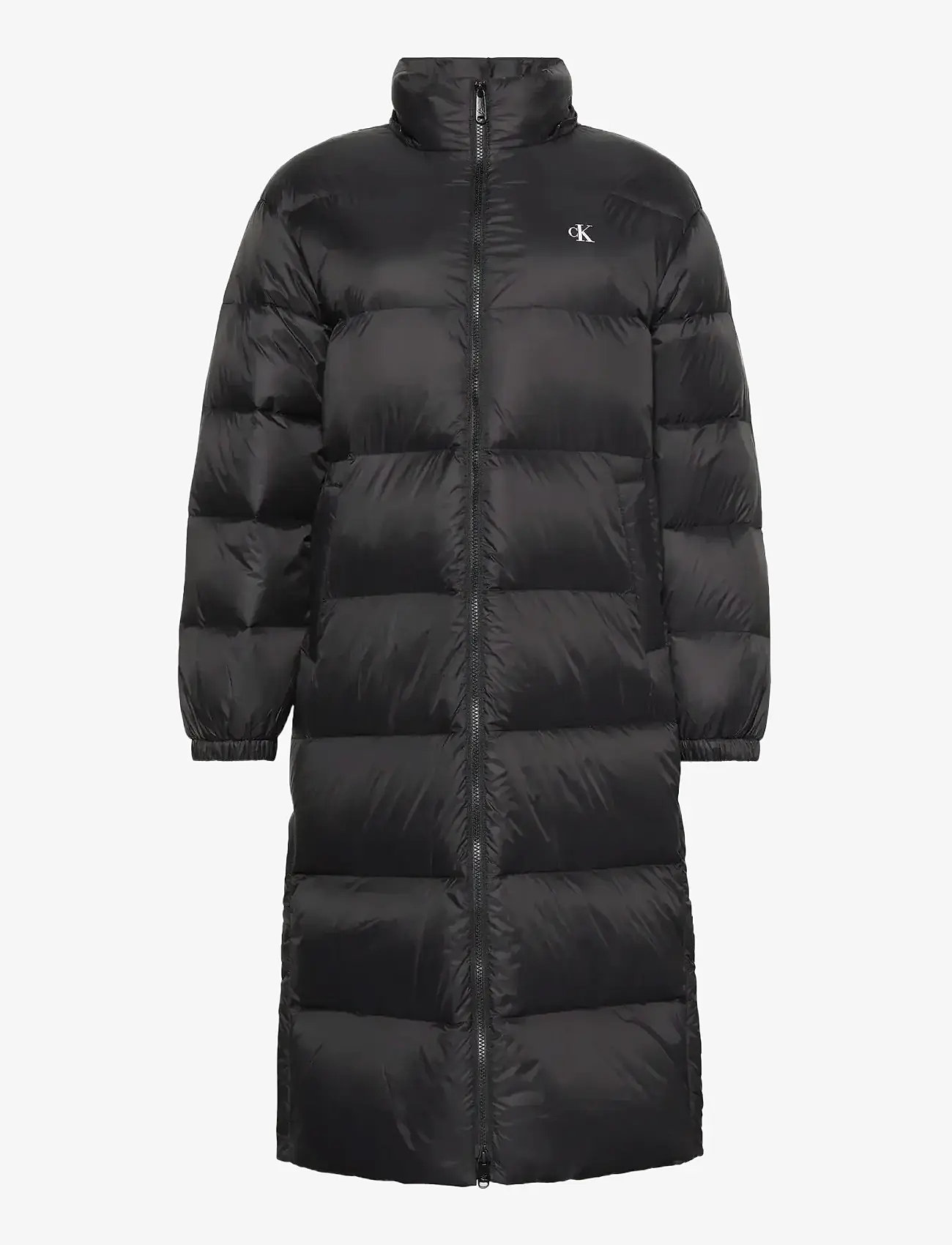 Calvin Klein Jeans ESSENTIAL MIDWEIGHT LONG PUFFER - Calvin Klein Jeans - BLACK / black