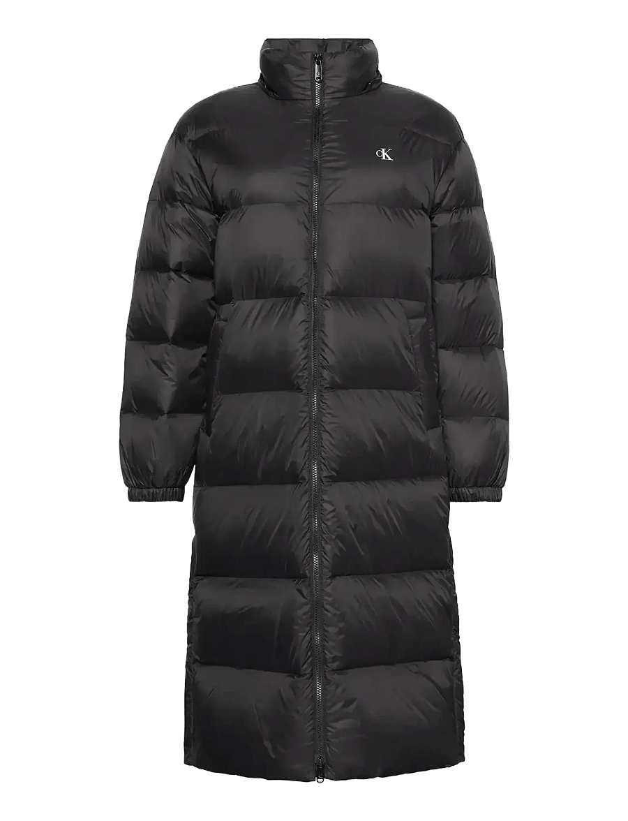 Calvin Klein Jeans - ESSENTIAL MIDWEIGHT LONG PUFFER - vinterjakker - black - 1