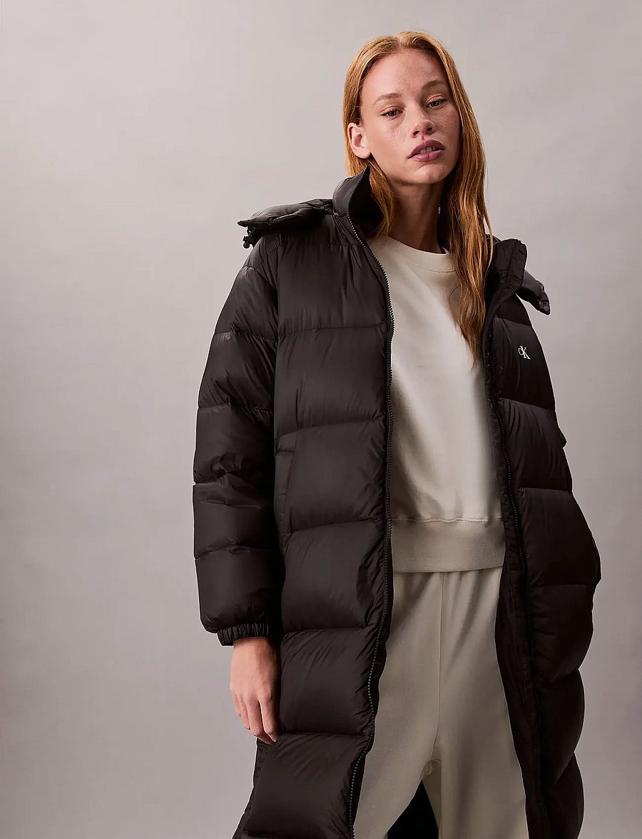 Calvin Klein Jeans - ESSENTIAL MIDWEIGHT LONG PUFFER - vinterjakker - black - 5