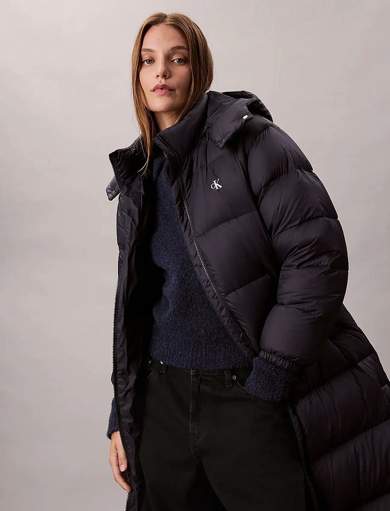Calvin Klein Jeans - ESSENTIAL MIDWEIGHT LONG PUFFER - dunfrakker - inkwell - 0