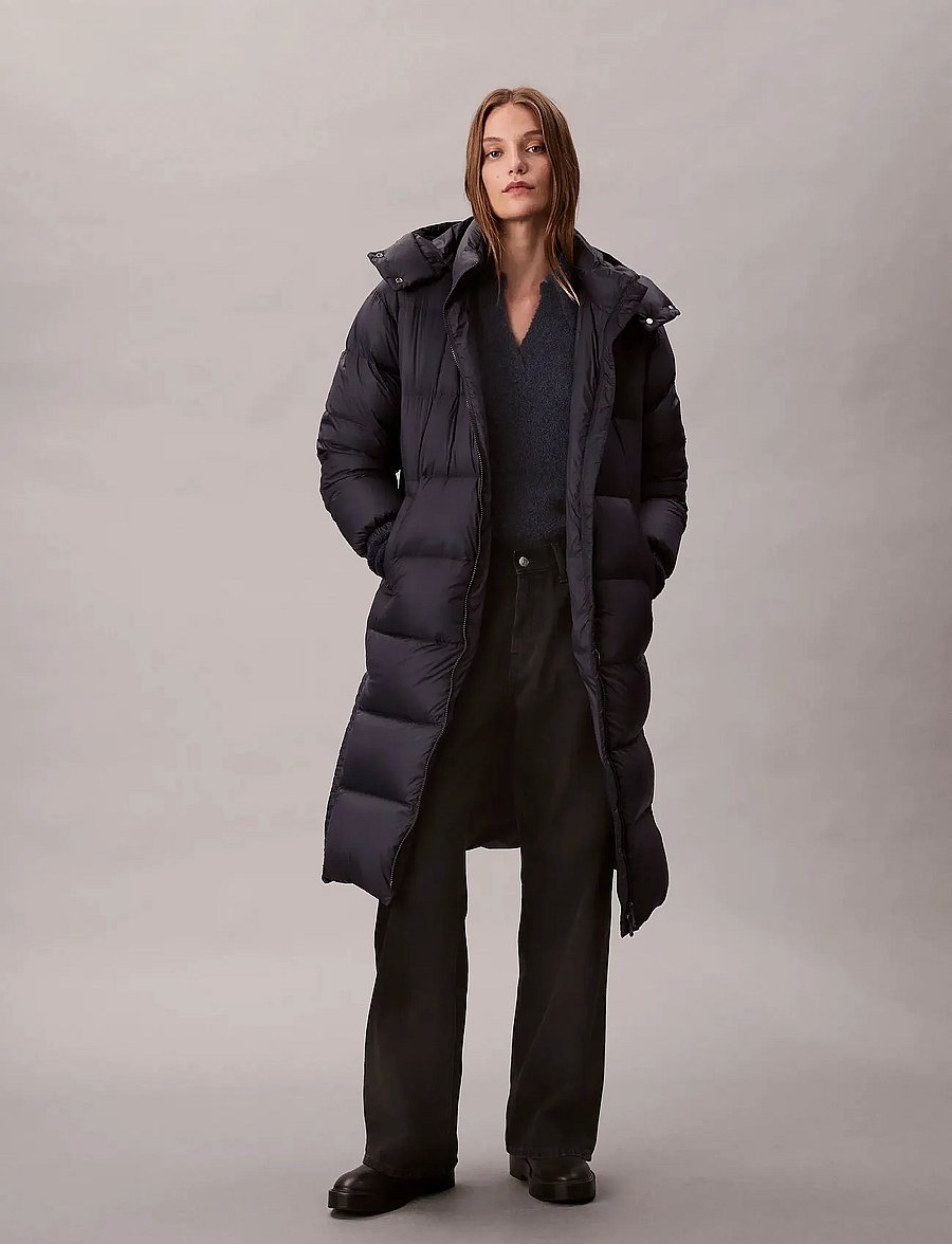 Calvin Klein Jeans - ESSENTIAL MIDWEIGHT LONG PUFFER - vinterjakker - inkwell - 3