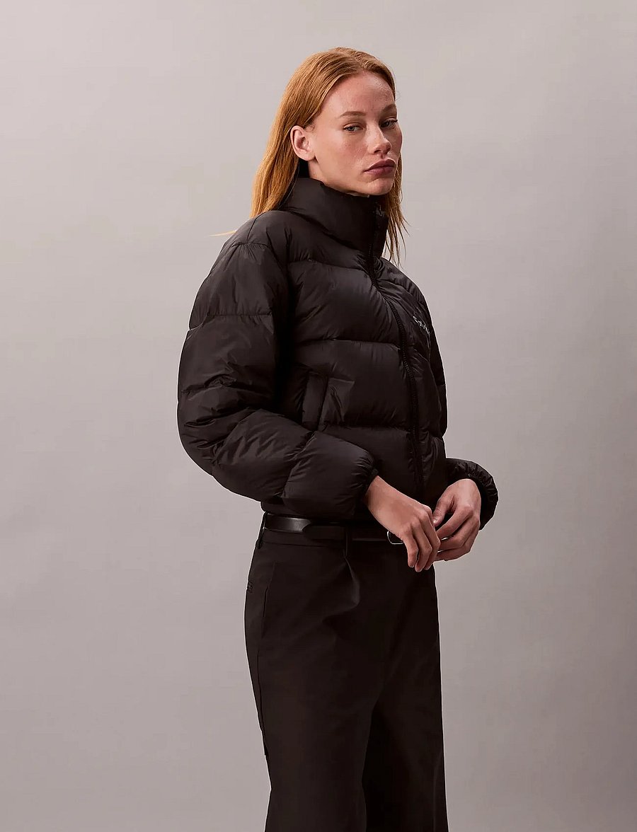 Calvin Klein Jeans - GRAPHIC LOGO PUFFER JACKET - winterjacken - black - 3