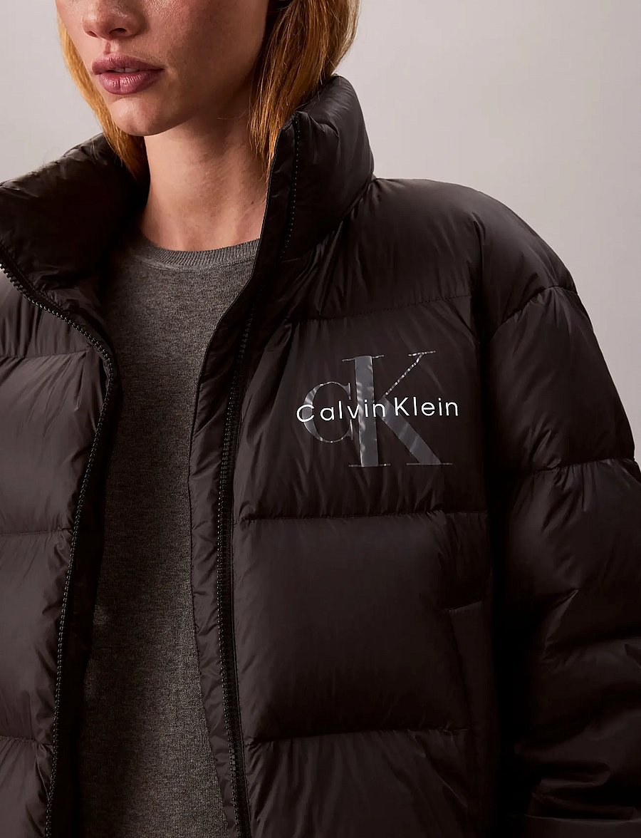 Calvin Klein Jeans - GRAPHIC LOGO PUFFER JACKET - winterjacken - black - 5