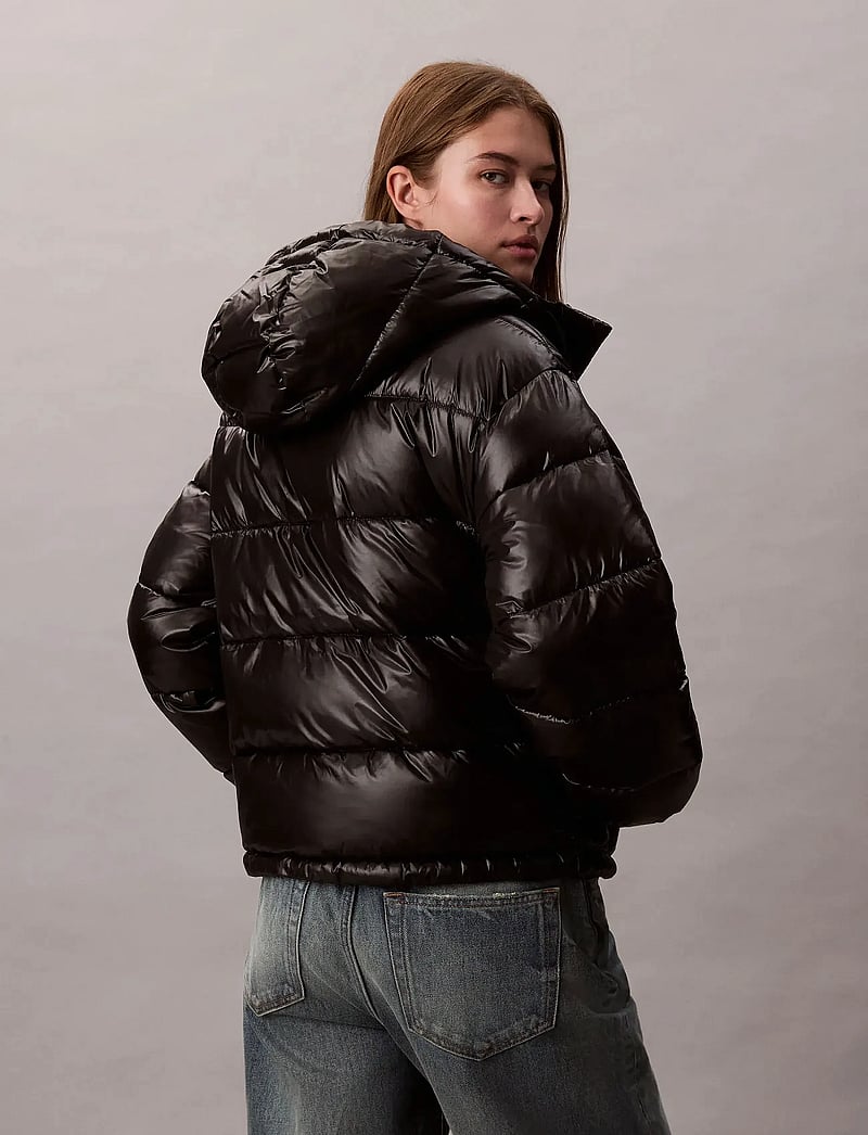 Calvin Klein Jeans - SHINE PUFFER JACKET - dunjakker - black - 5