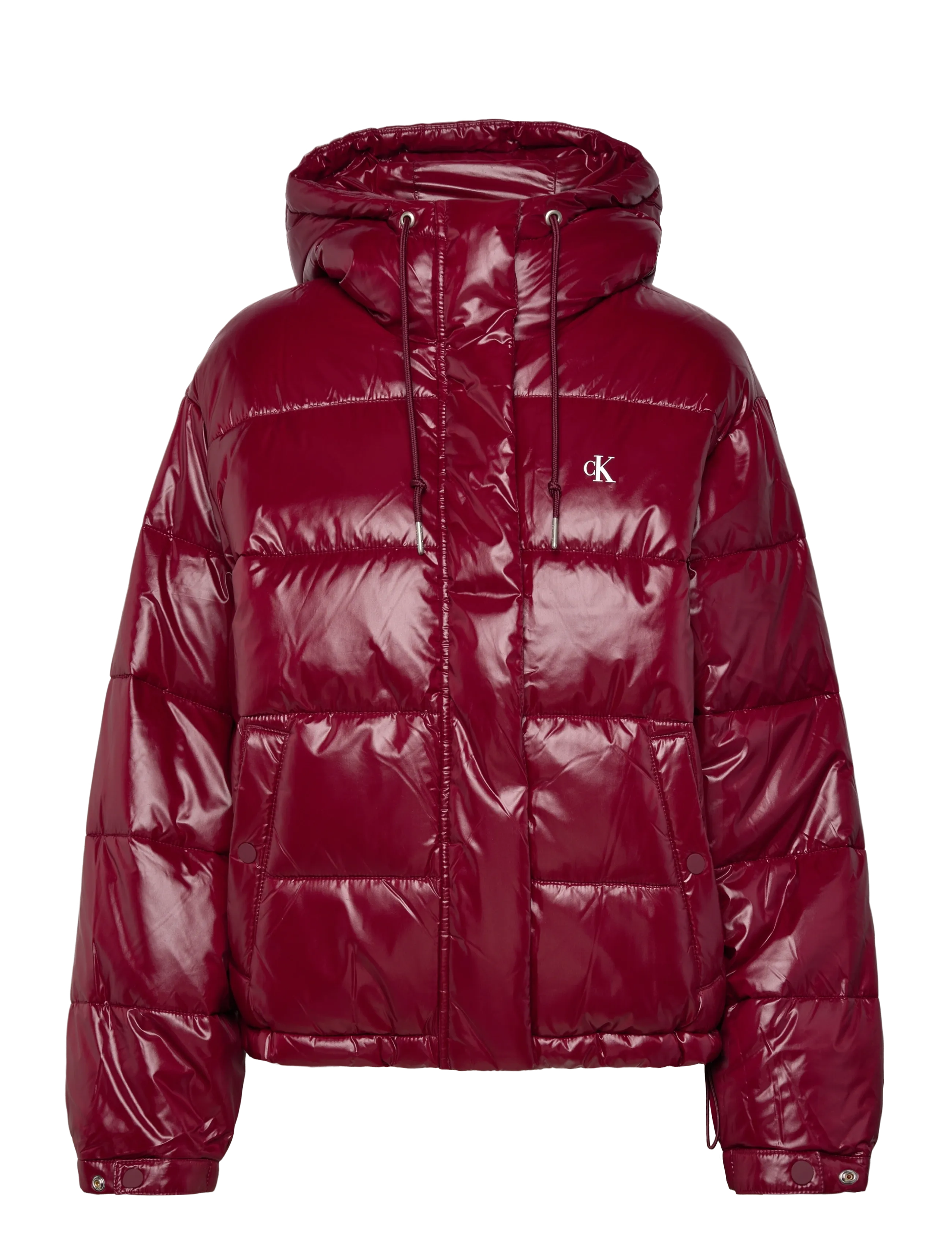 Calvin Klein Jeans SHINE PUFFER JACKET - Clothing - TAWNY PORT / burgundy