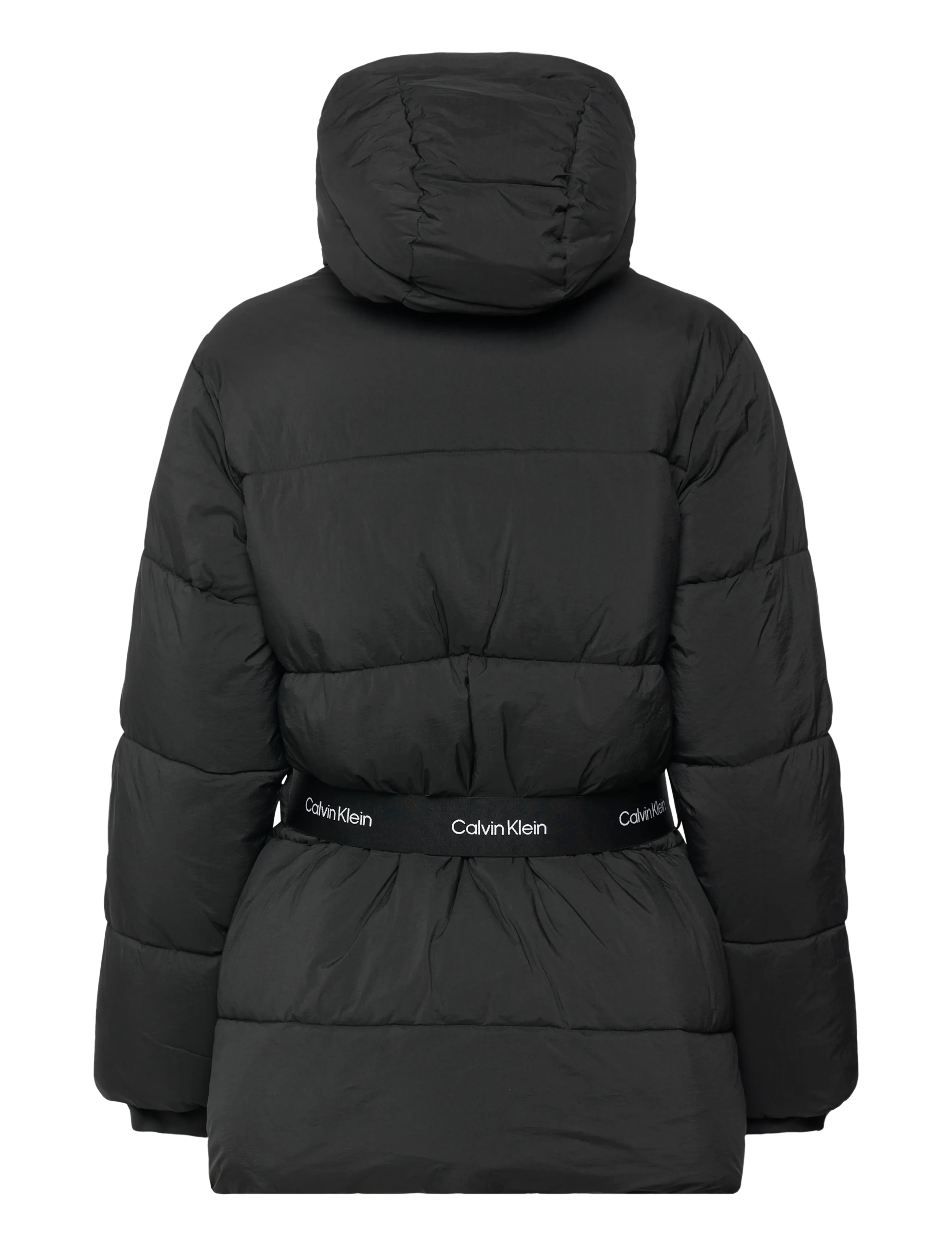 Calvin Klein Jeans - BELTED MIDWEIGHT PUFFER - winterjacken - black - 2