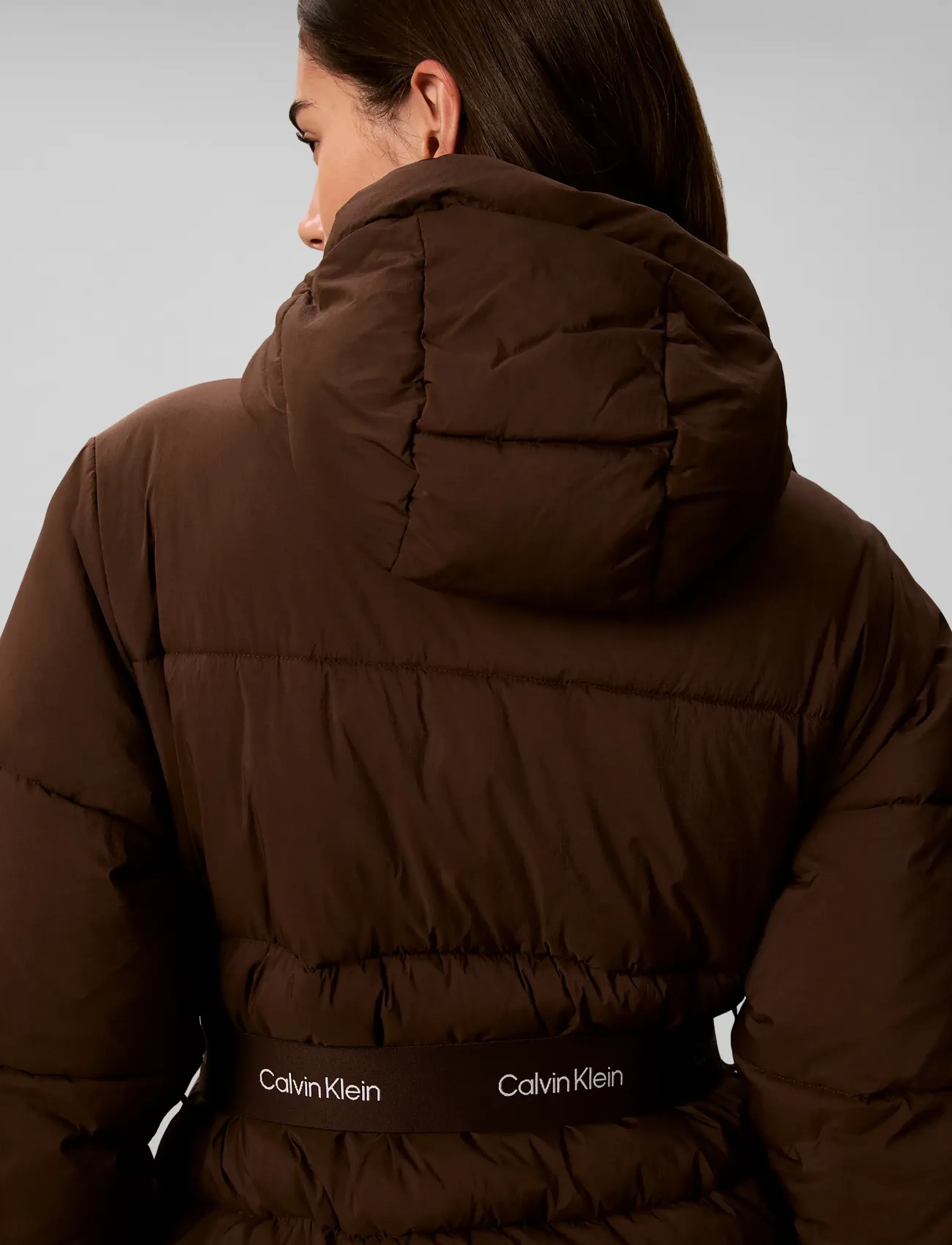 Calvin Klein Jeans - BELTED MIDWEIGHT PUFFER - winter jackets - brown cork - 5