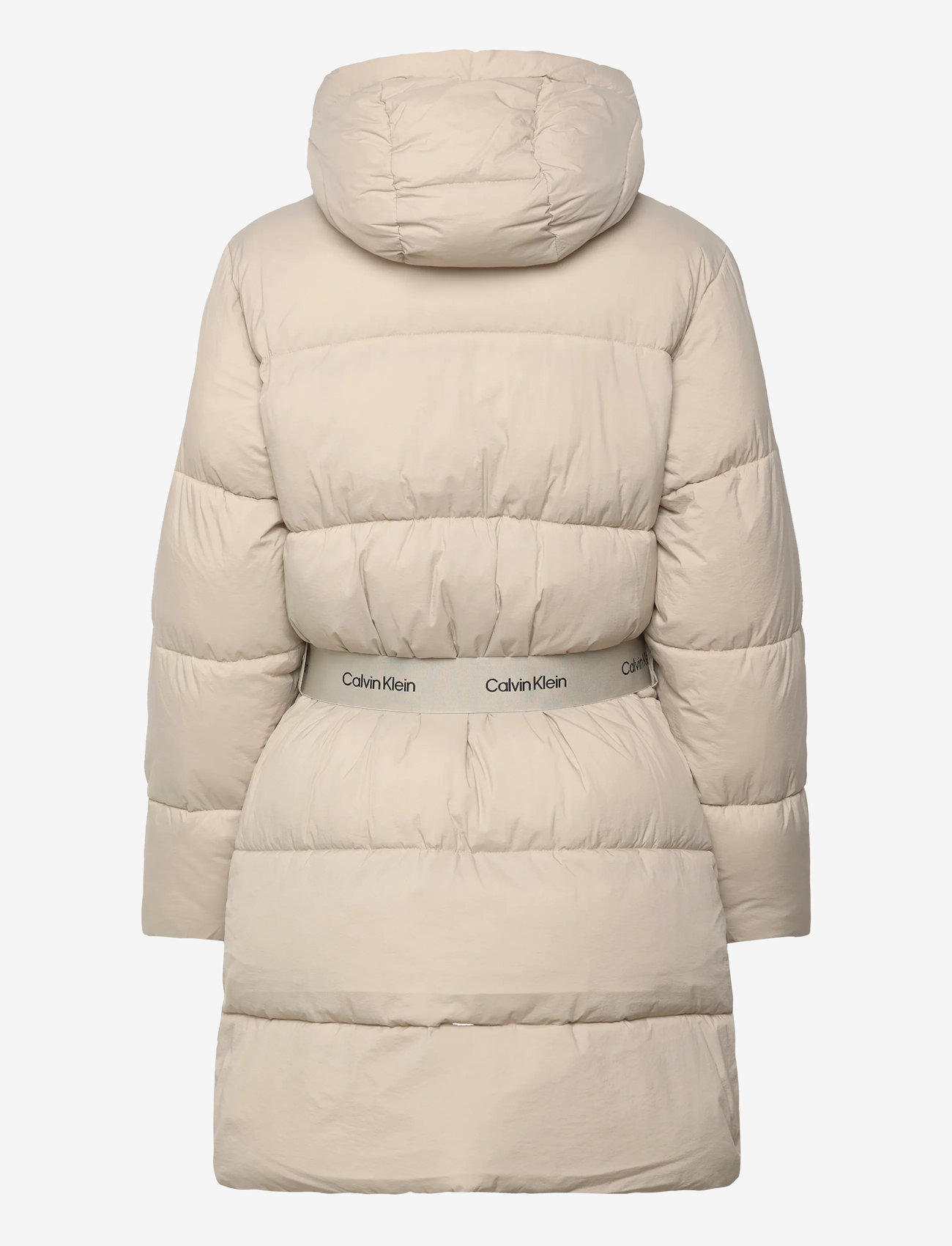 Calvin Klein Jeans - BELTED MIDWEIGHT LONG PUFFER - daunenjacken - island fossil - 2