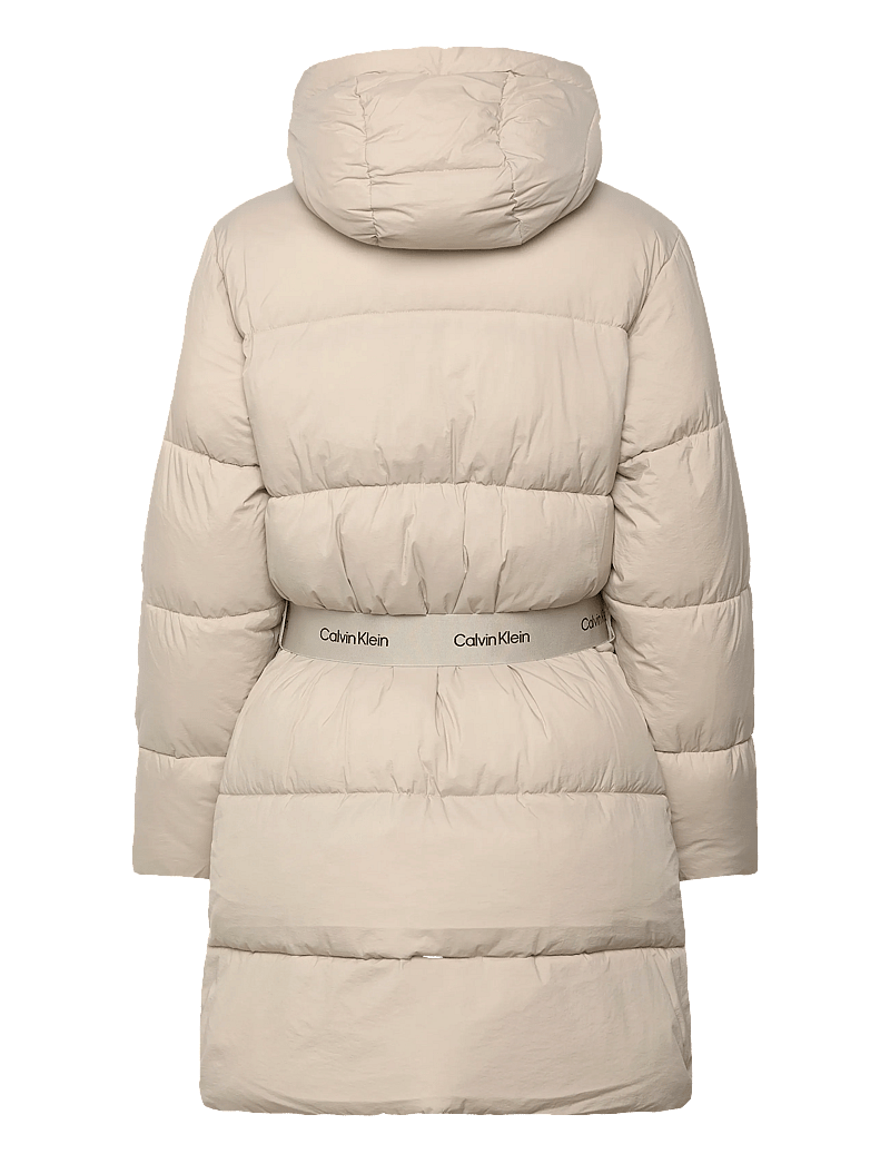 Calvin Klein Jeans - BELTED MIDWEIGHT LONG PUFFER - daunenjacken - island fossil - 2