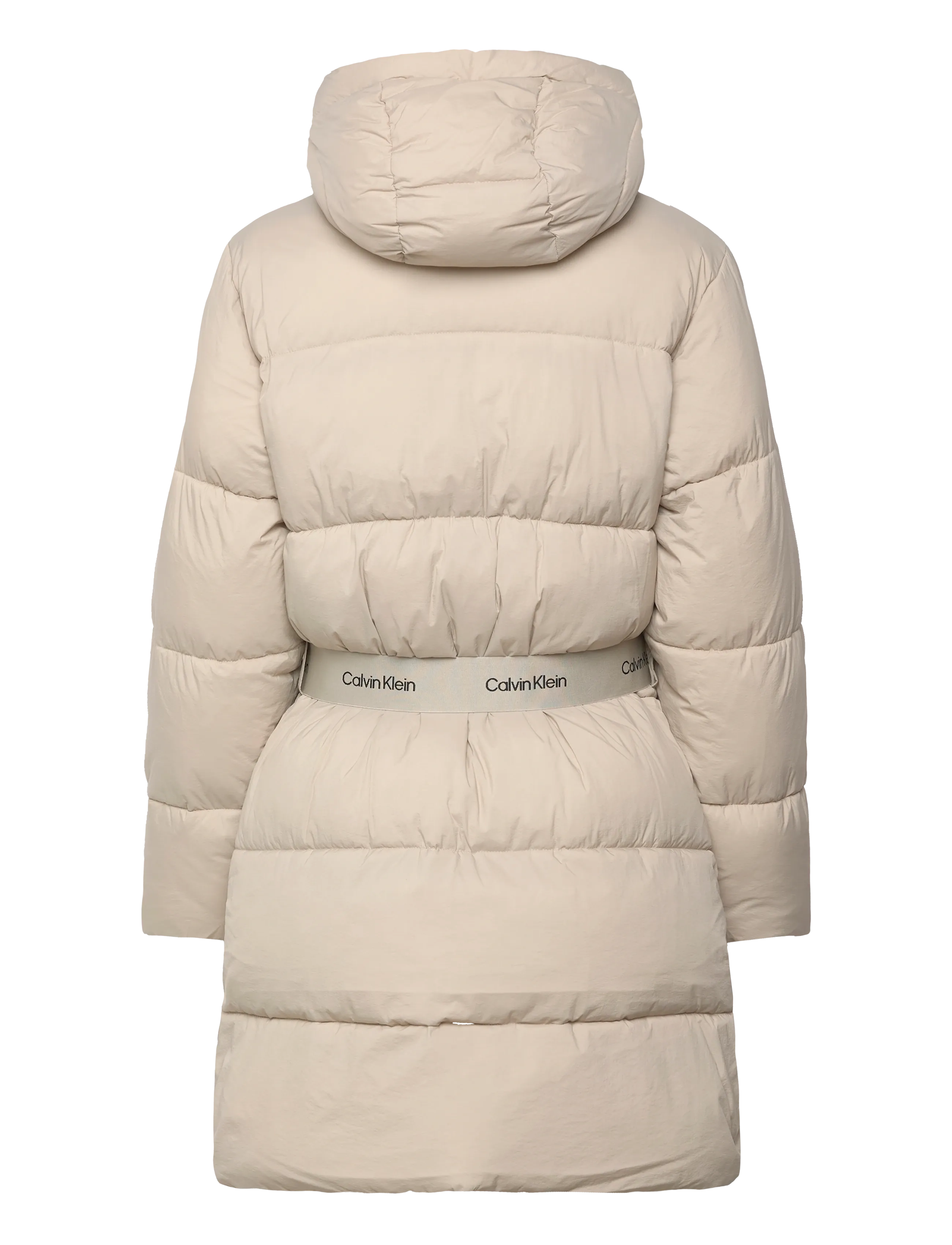 Calvin Klein Jeans - BELTED MIDWEIGHT LONG PUFFER - talvejoped - island fossil - 2