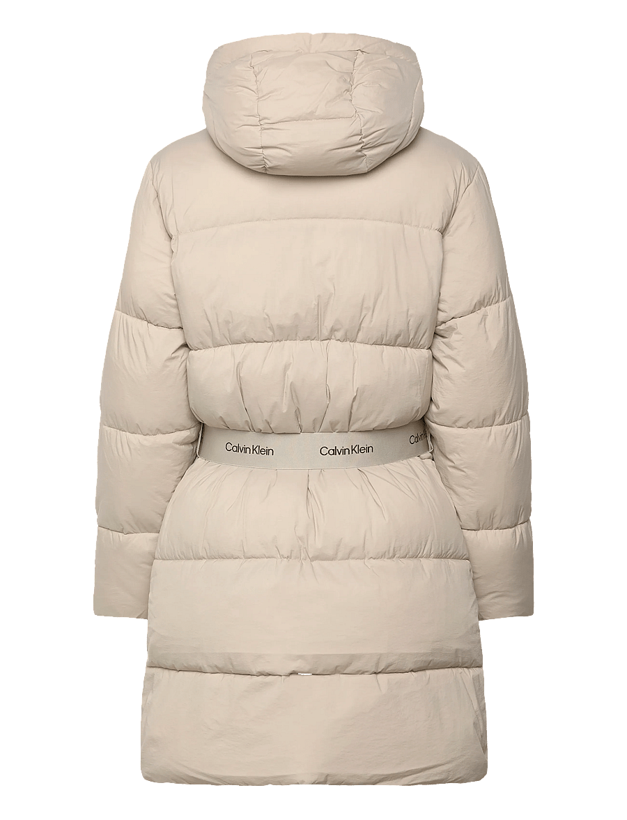 Calvin Klein Jeans - BELTED MIDWEIGHT LONG PUFFER - winterjacken - island fossil - 2