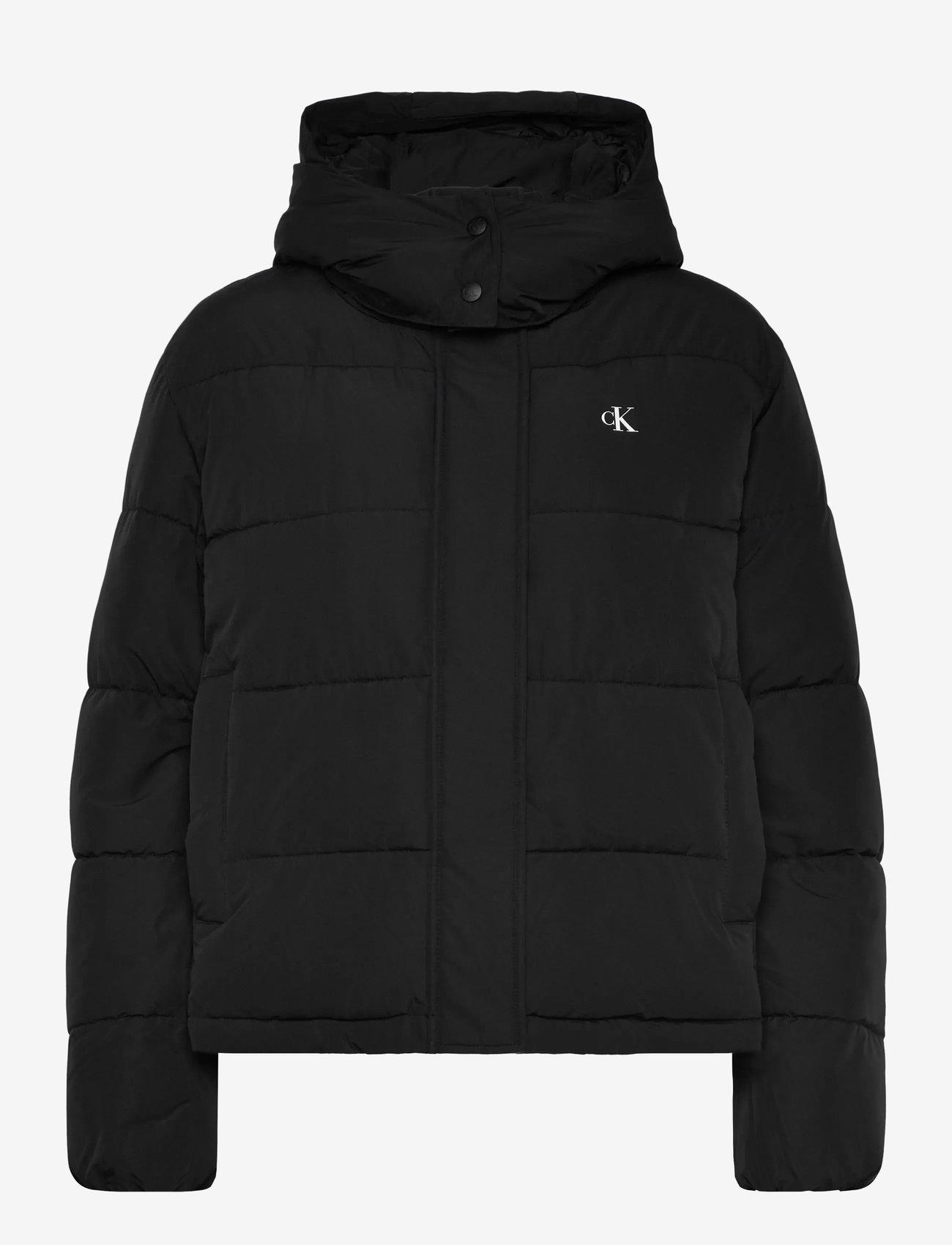 Calvin Klein Jeans - MATTE MONOLOGO MW SHORT PUFFER - dunjackor - black - 1