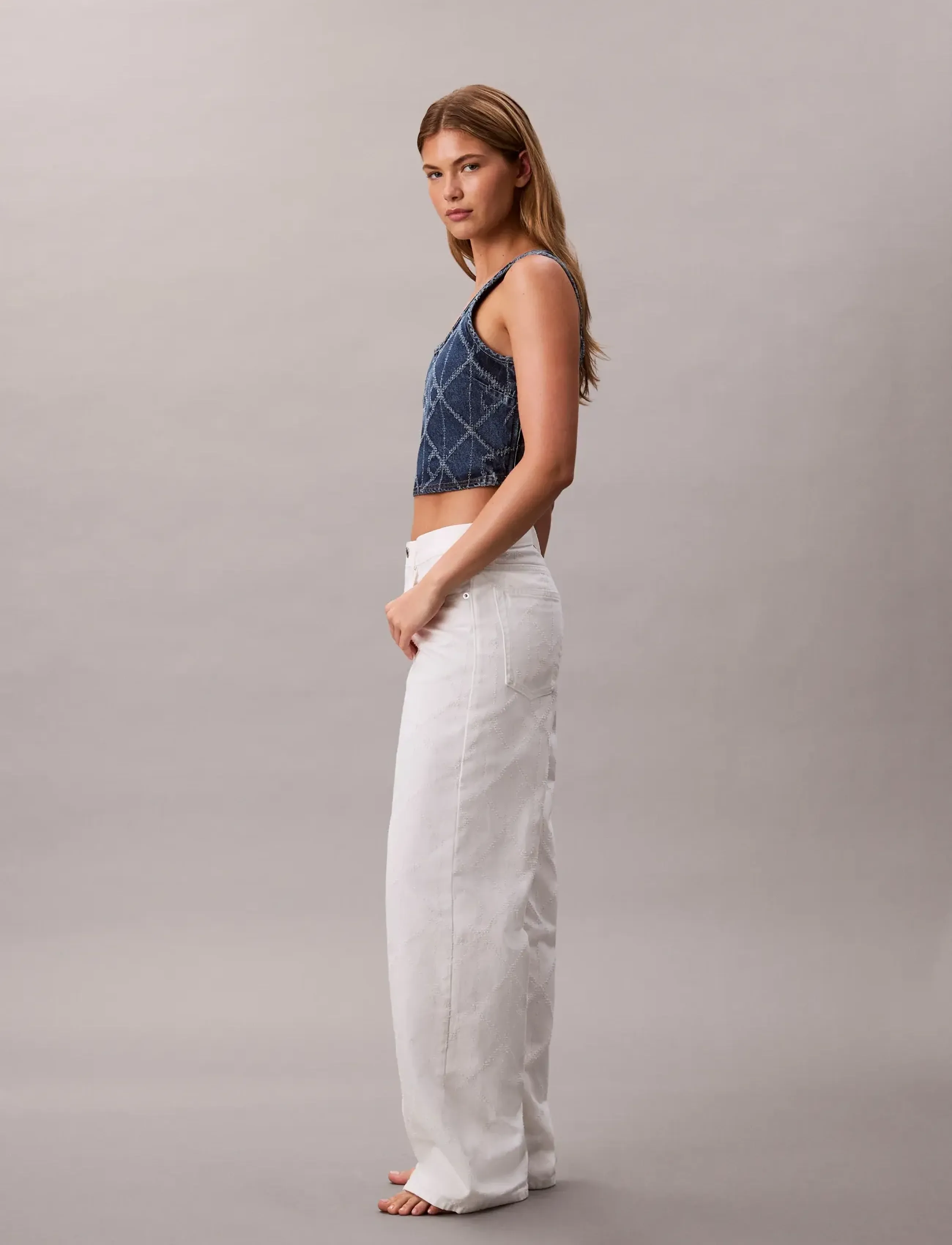 Calvin Klein Jeans - LOW RISE BAGGY CK ARCTIC - brede jeans - ck arctic - 2
